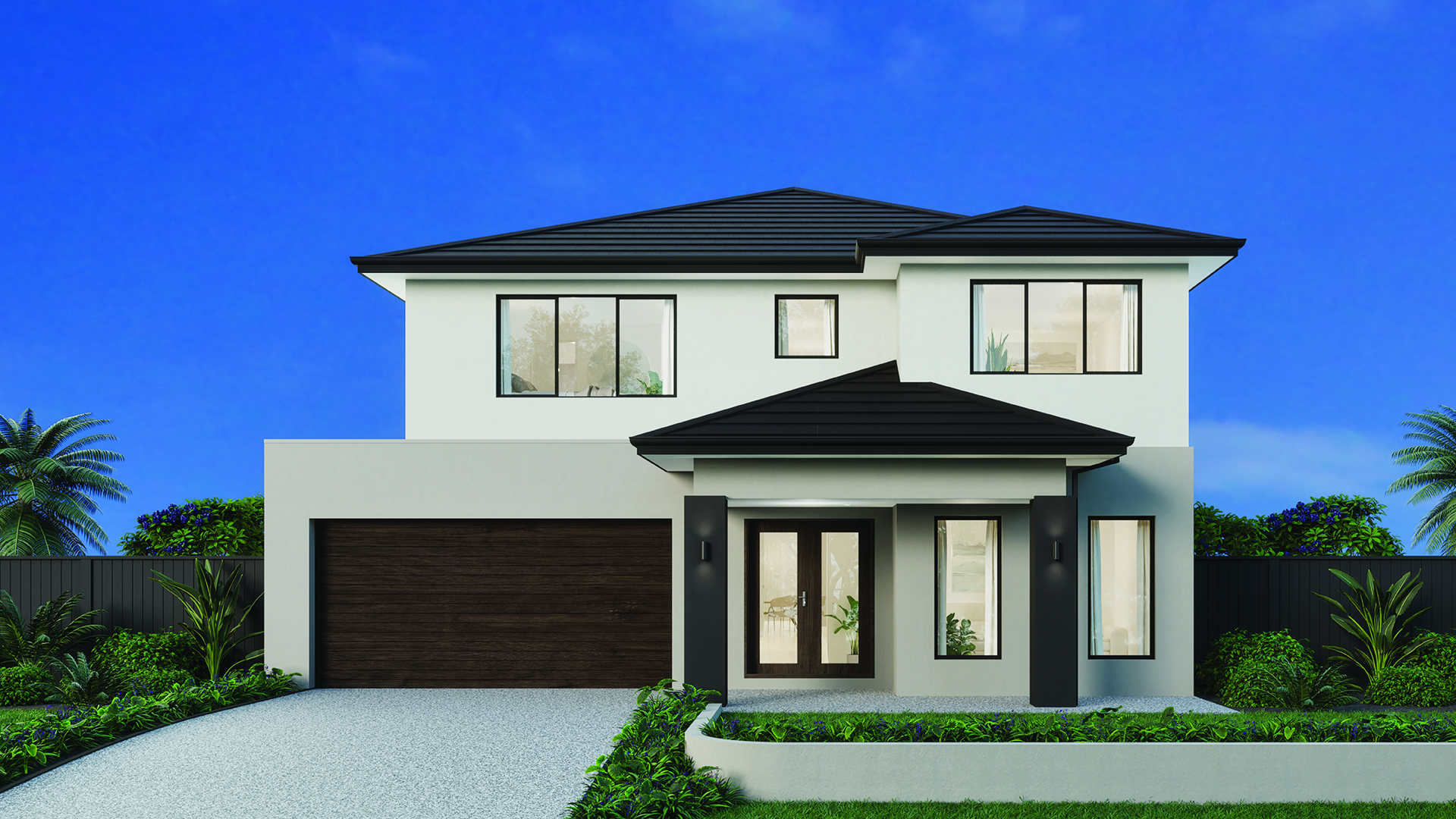 14m wide CONTEMPORARY NB Tiled Roof Build Over 1920x1080px