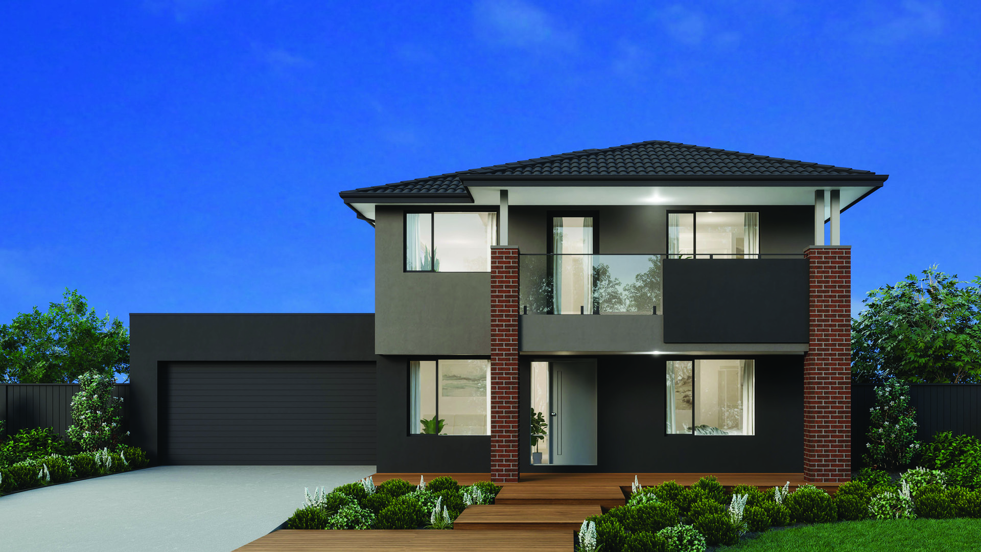 Brunswick 16m MODERN Tiled Roof - Tranquil