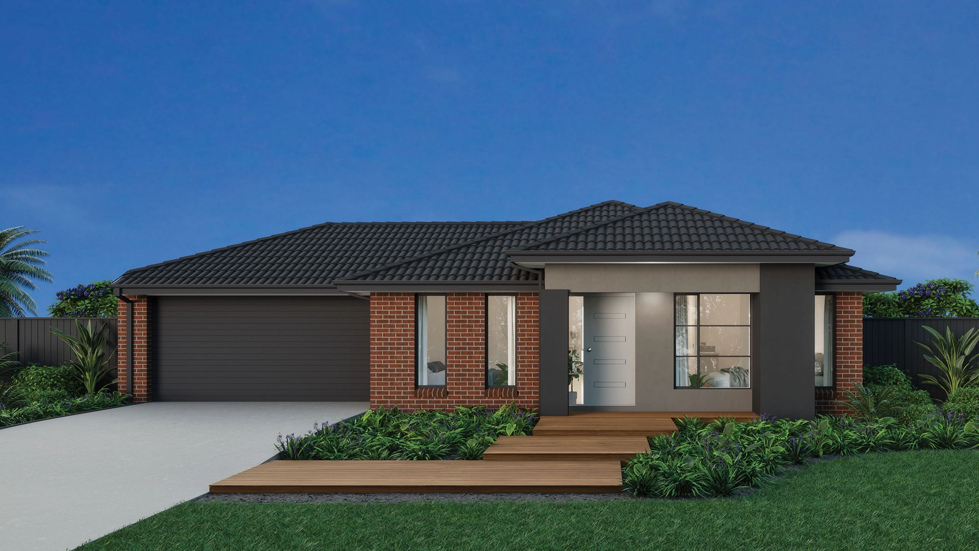 Fitzroy 16m wide VOGUE Tranquil Tiled Roof 1920x1080px