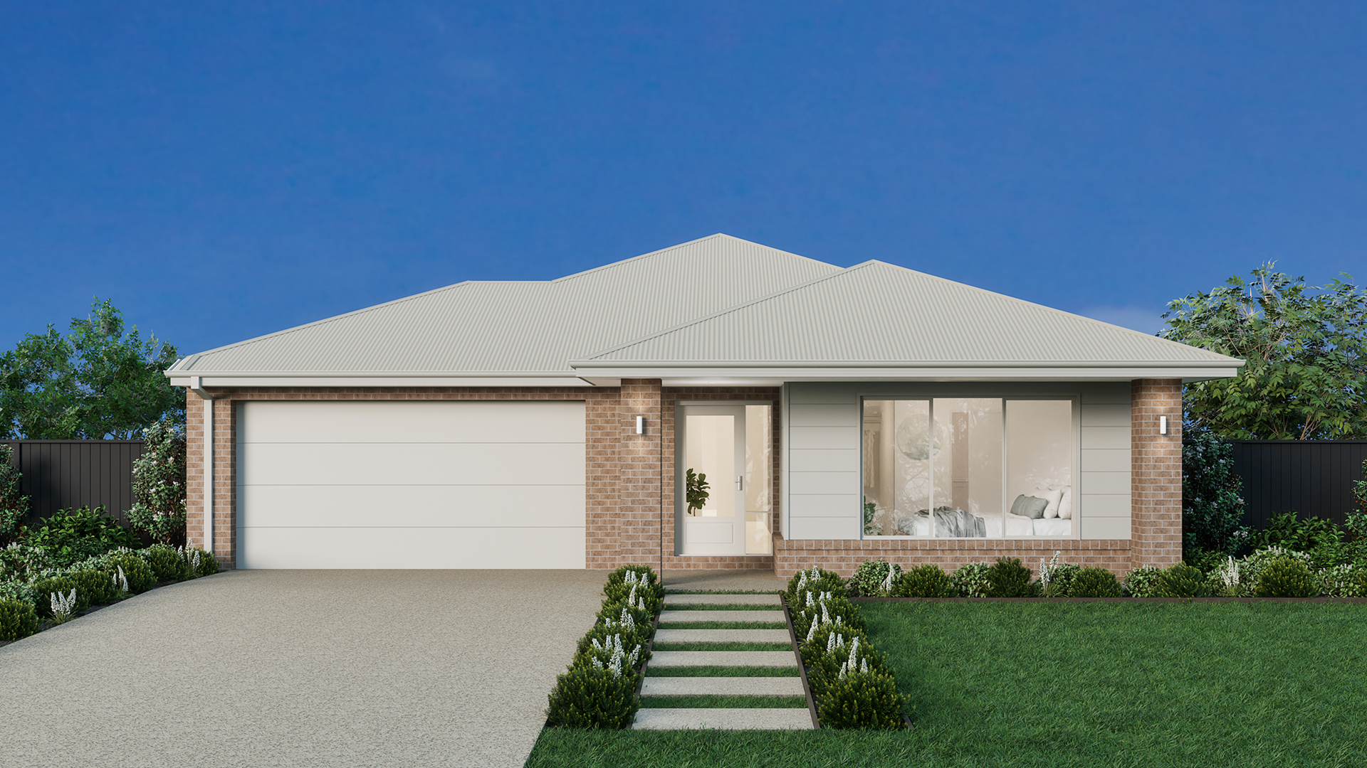 0005 14m wide PORTO Tiled Roof