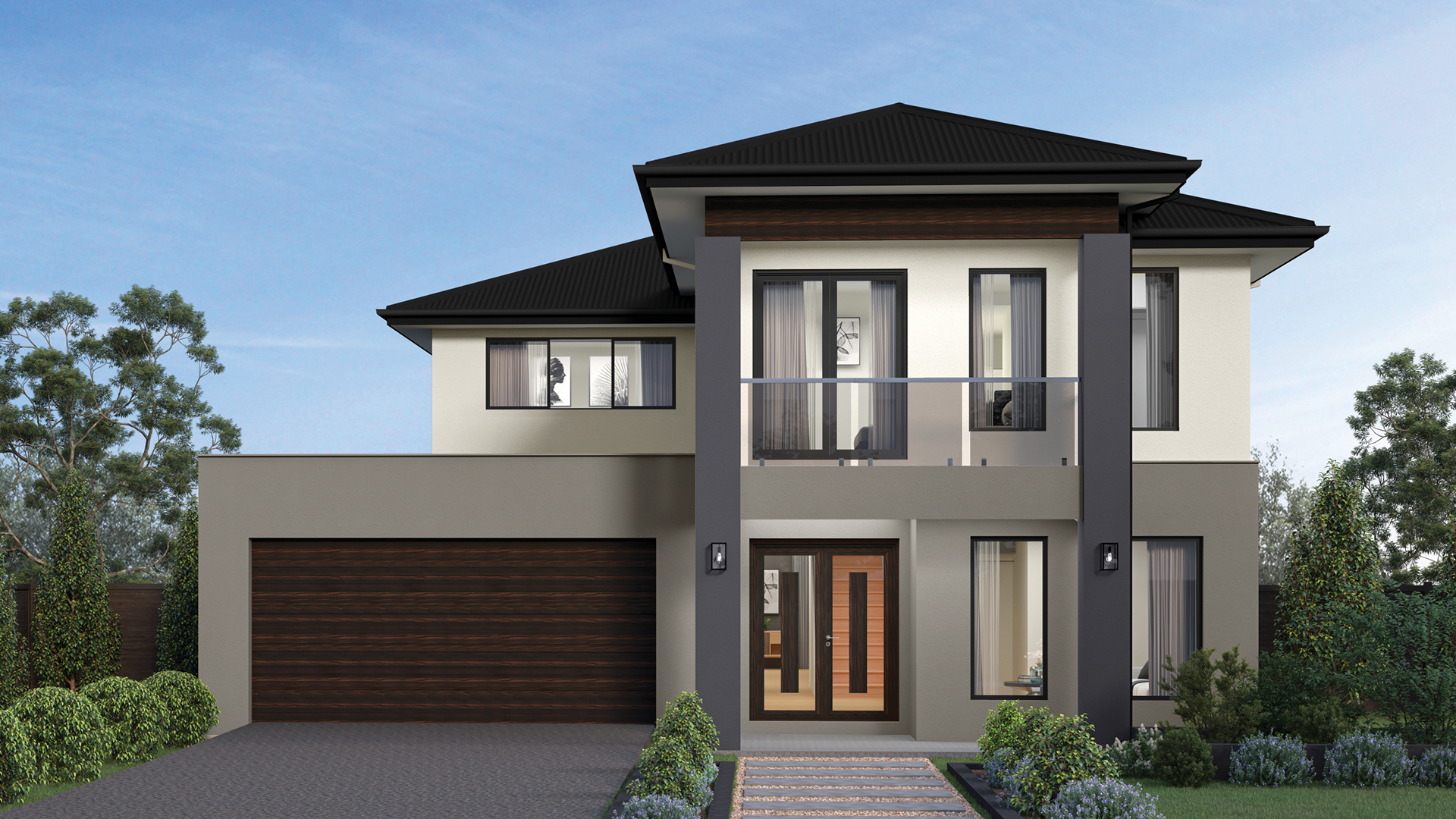 0016 14m wide CONTEMPORARY Colorbond