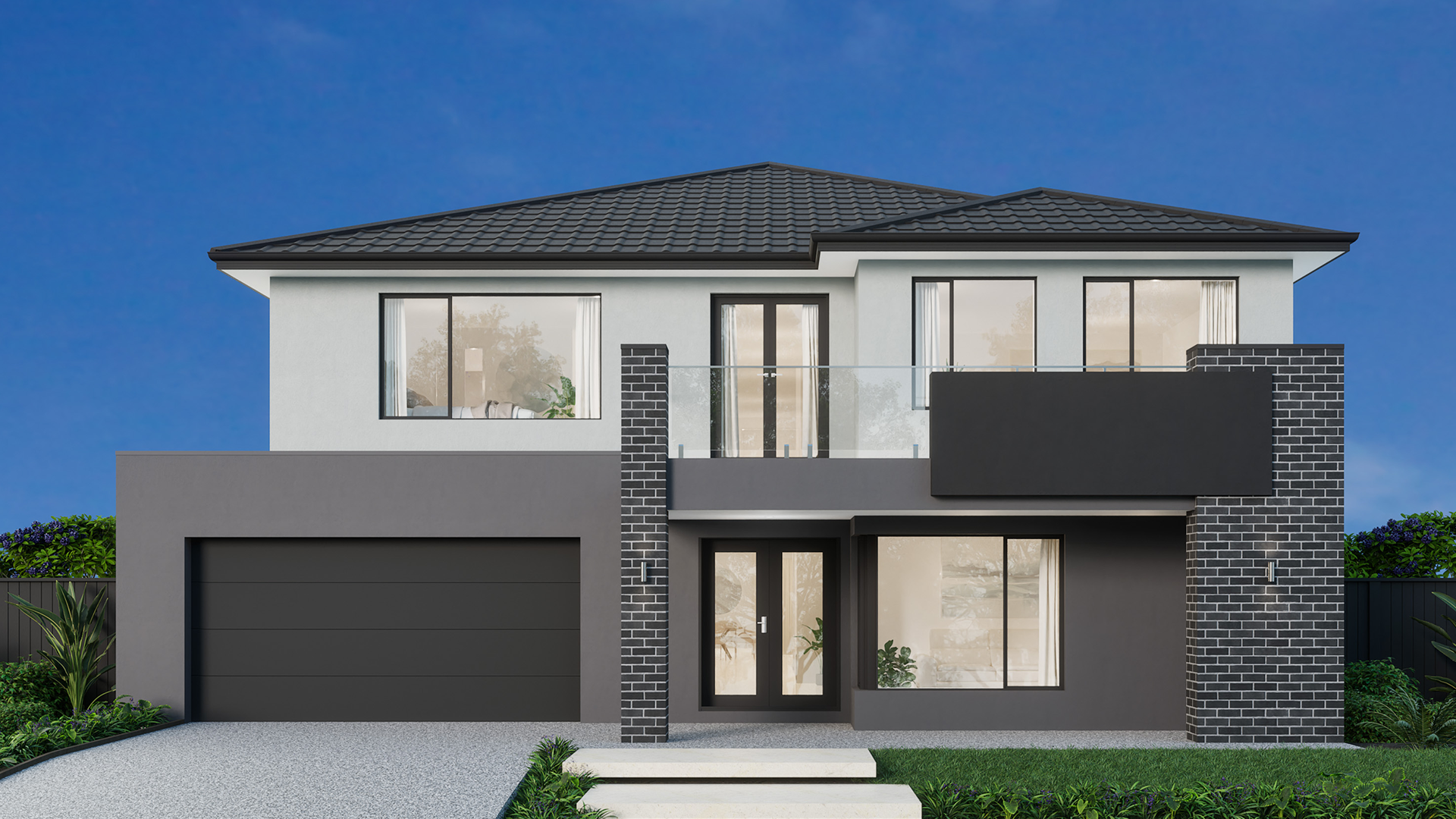 0000 16m wide URBAN COASTAL Tiled Roof Build Over