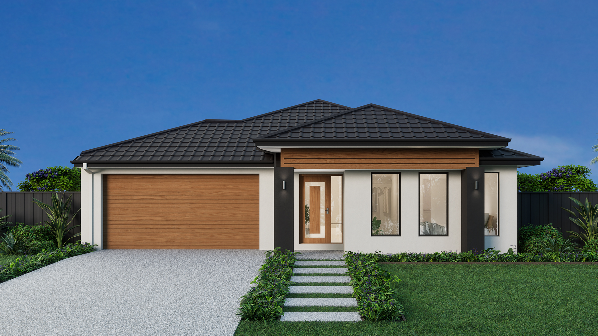 0018 14m wide MANHATTAN Tiled Roof