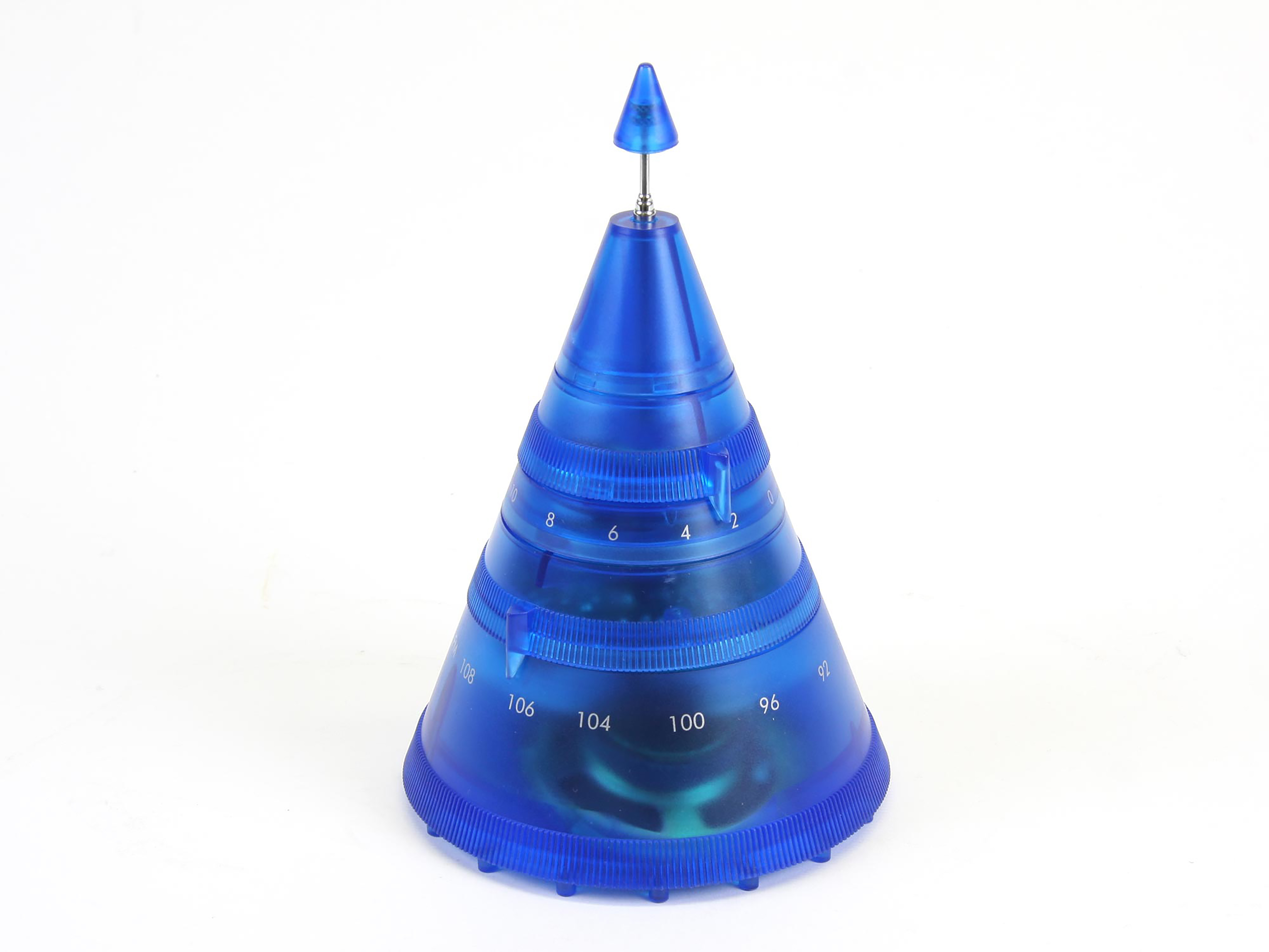 Blue plastic cone