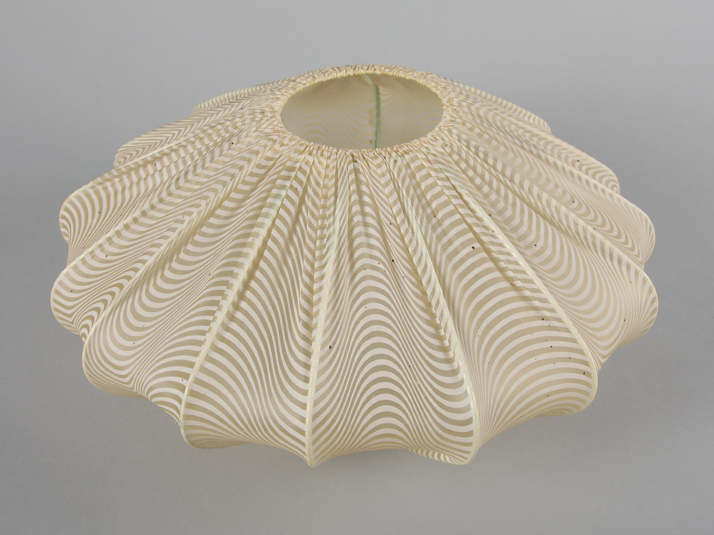 Plastic beige lampshade
