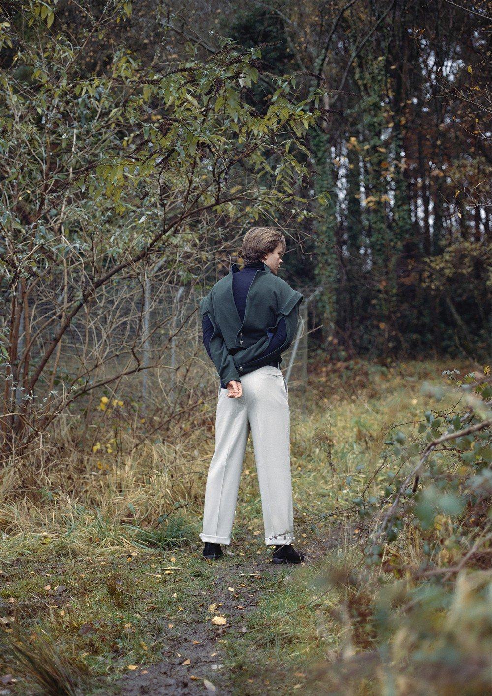 Man in field