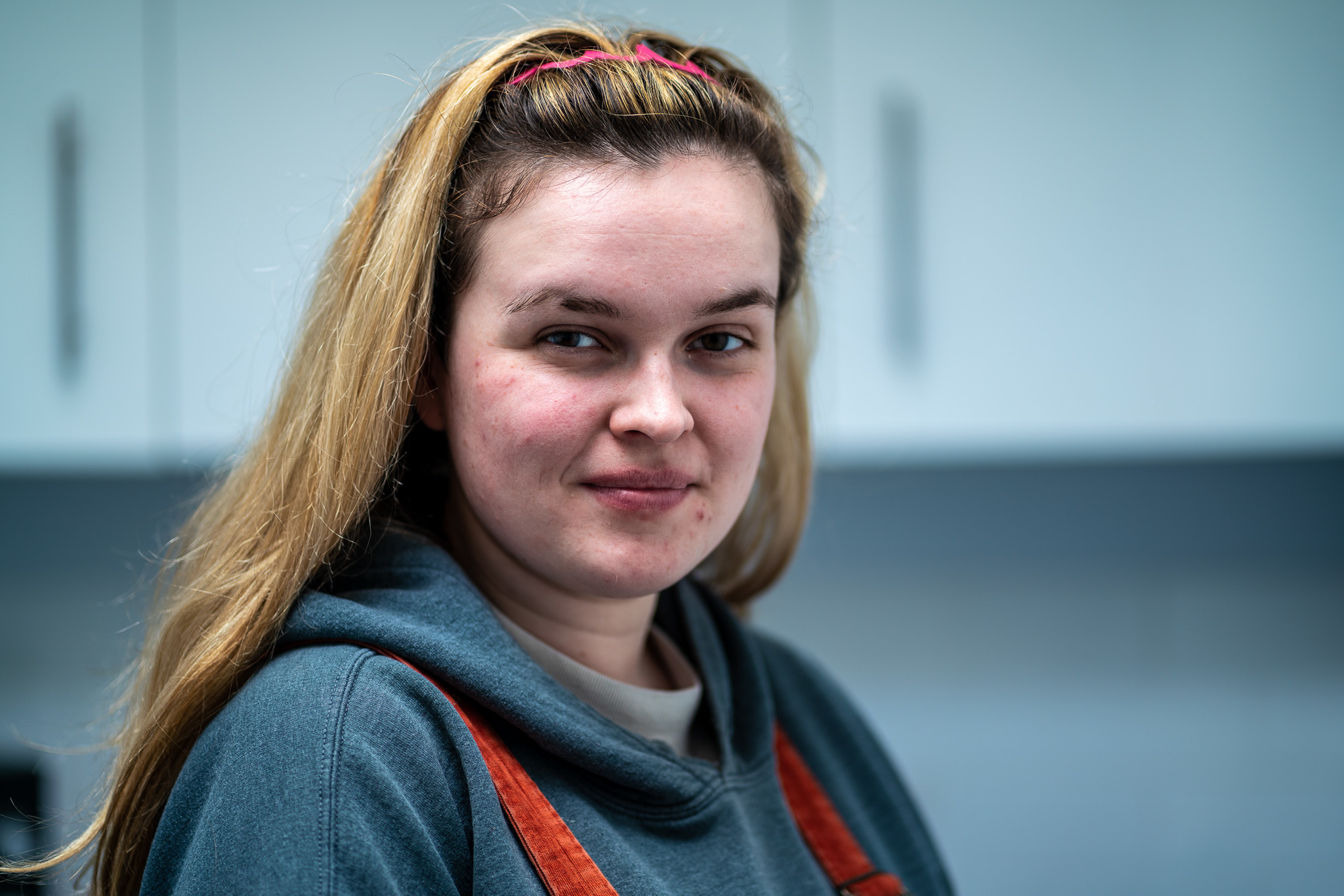 AUB Acting student Sophia Barnett in Road