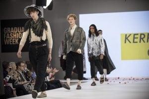 People on a catwalk