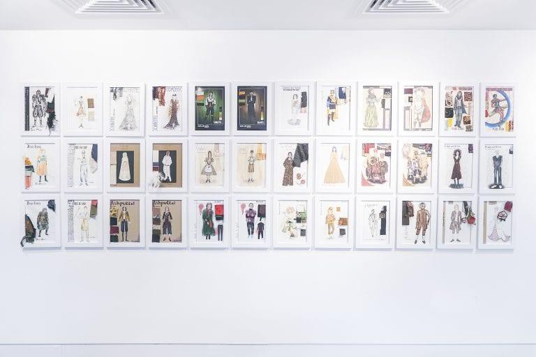 Work on display in Magical Fairytales exhibition