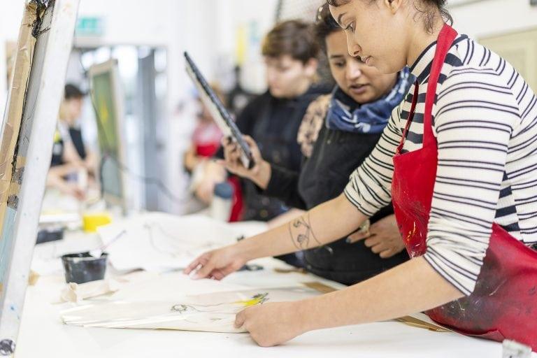 AUBSU Freshers screenprinting