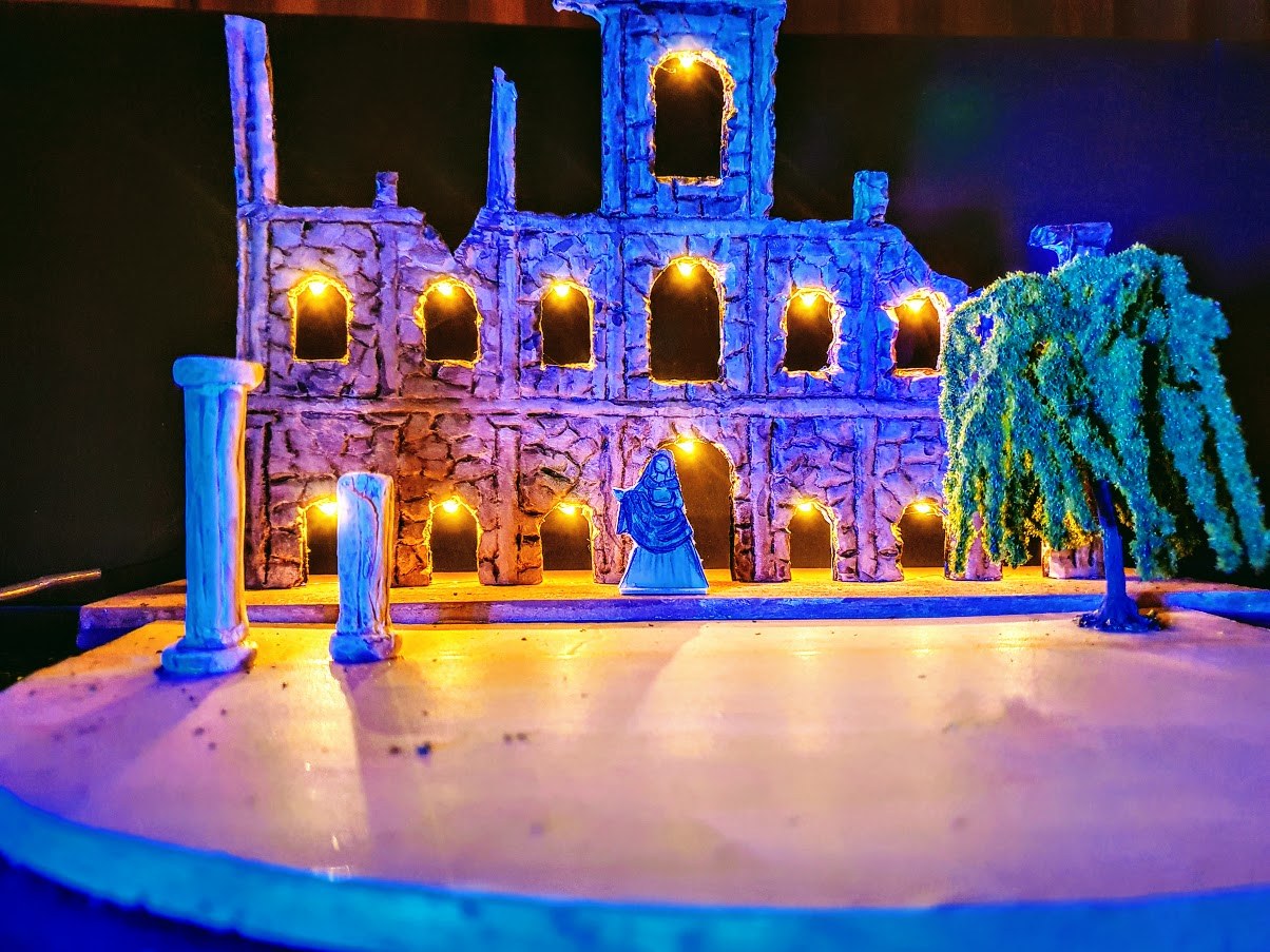 Miniature set create with paper