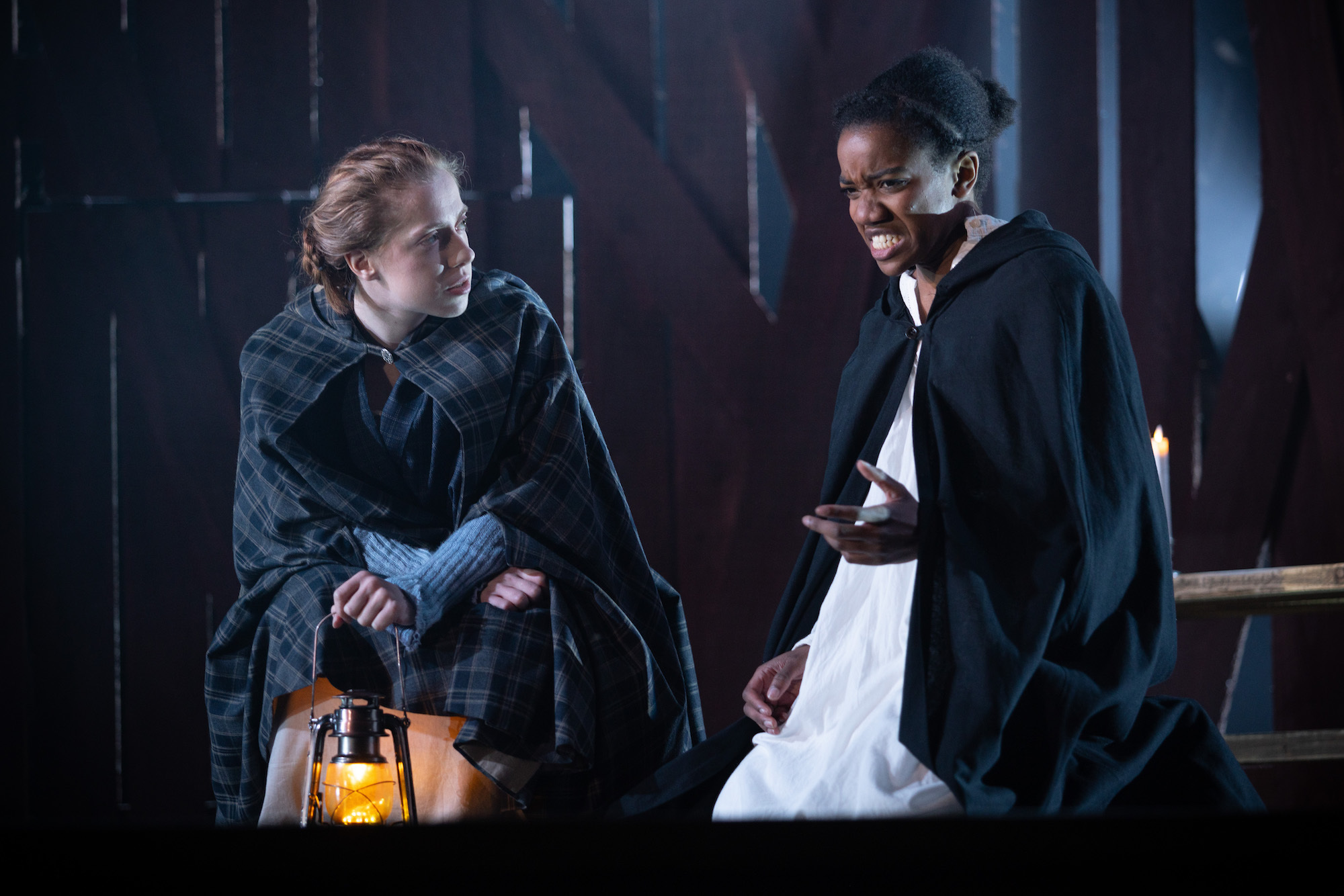 AUB Productions' 'The Ballad of Maria Marten' – two actors in period costume.