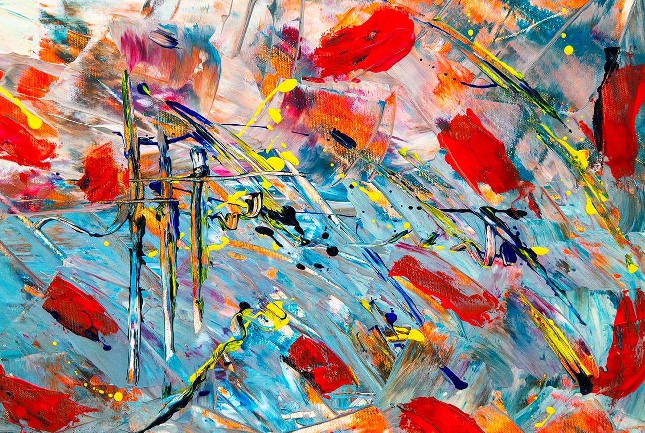 Vibrant expressionist painting