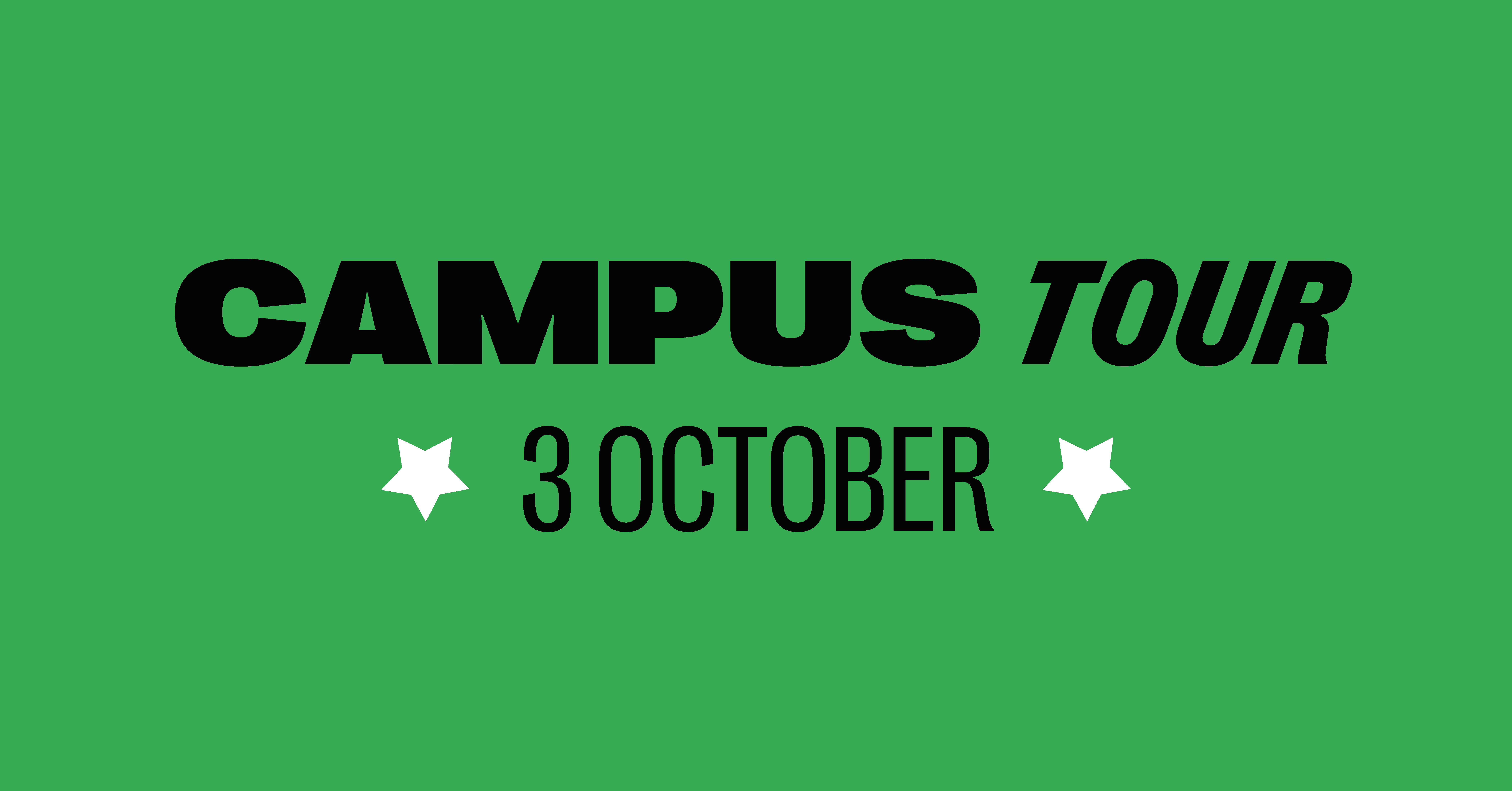 Green Campus Tour tile, 3 October.