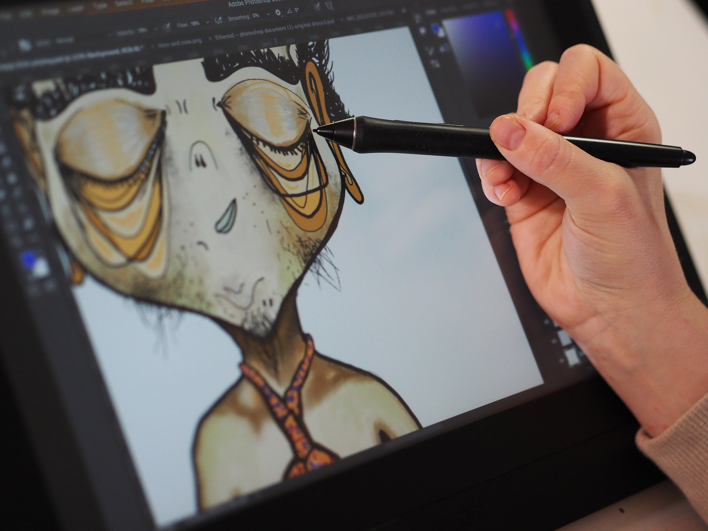 An illustration of a character.