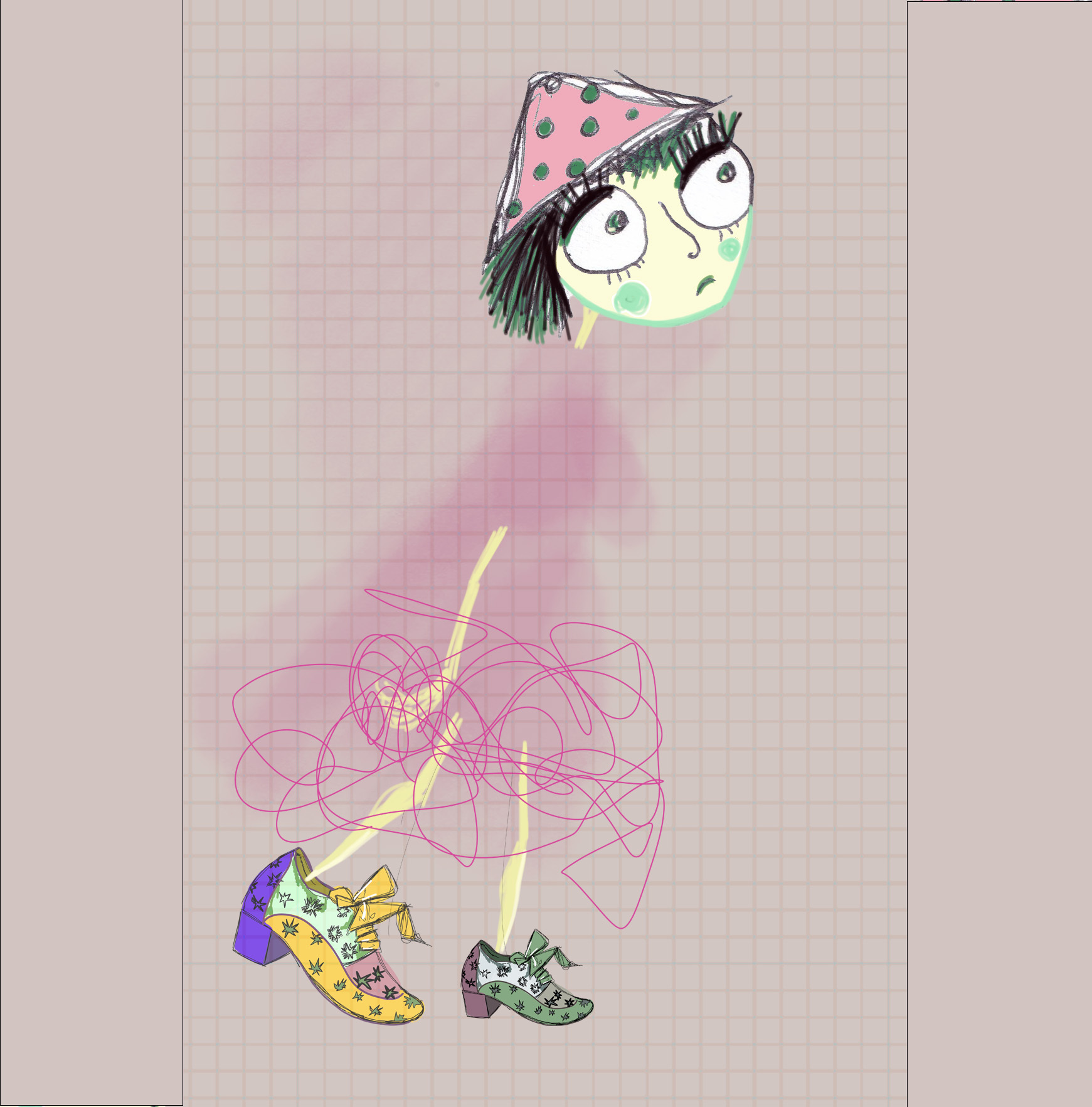 An illustration of a character.