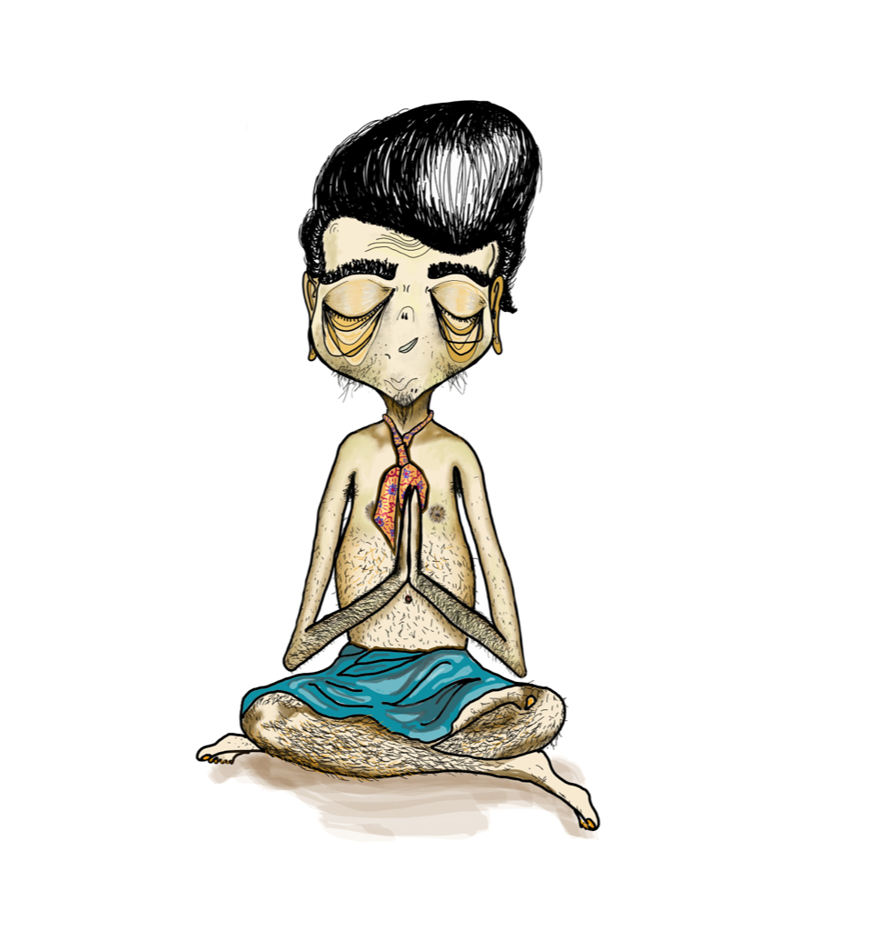 An illustration of a character.