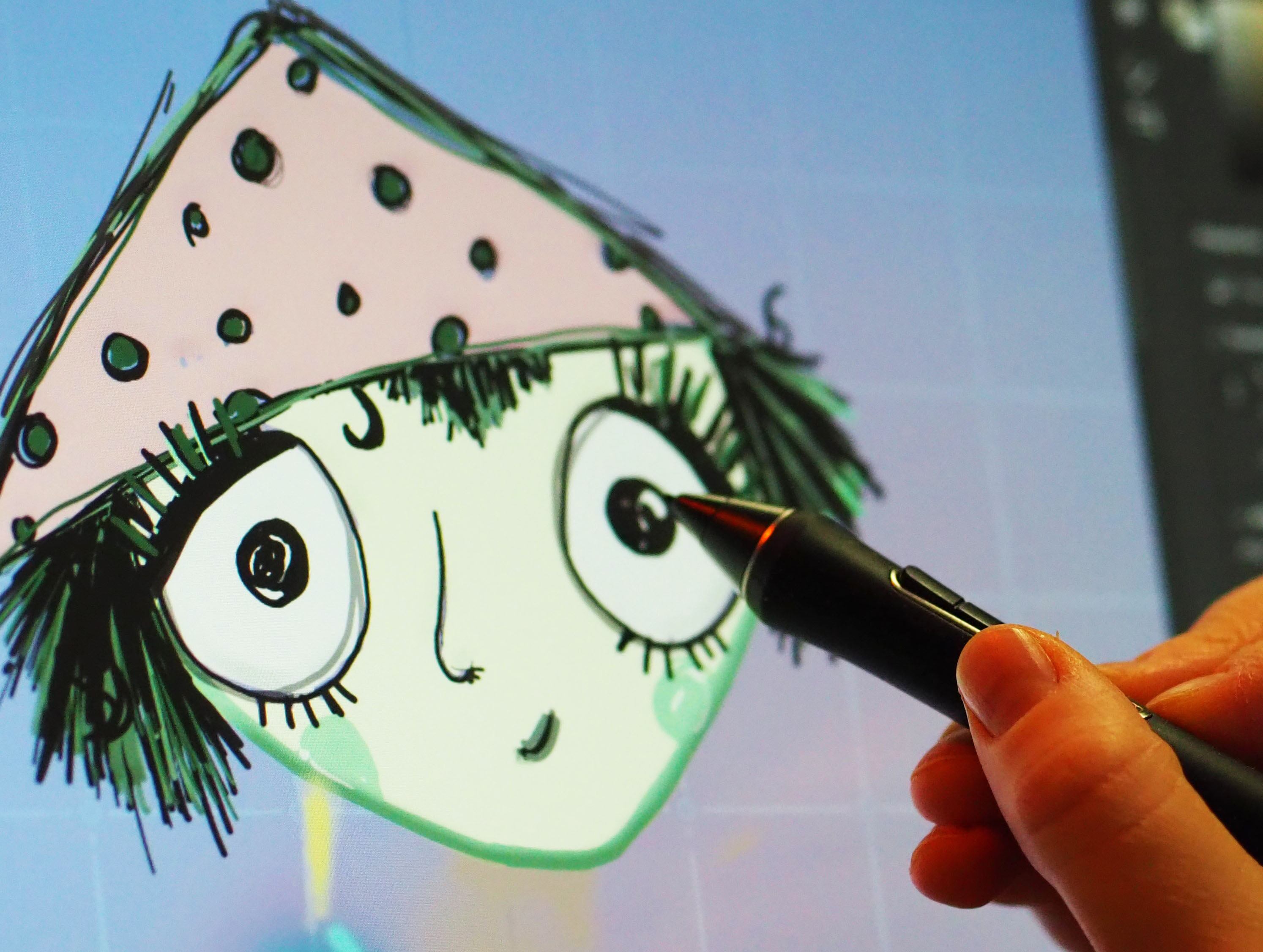 An illustration of a character.