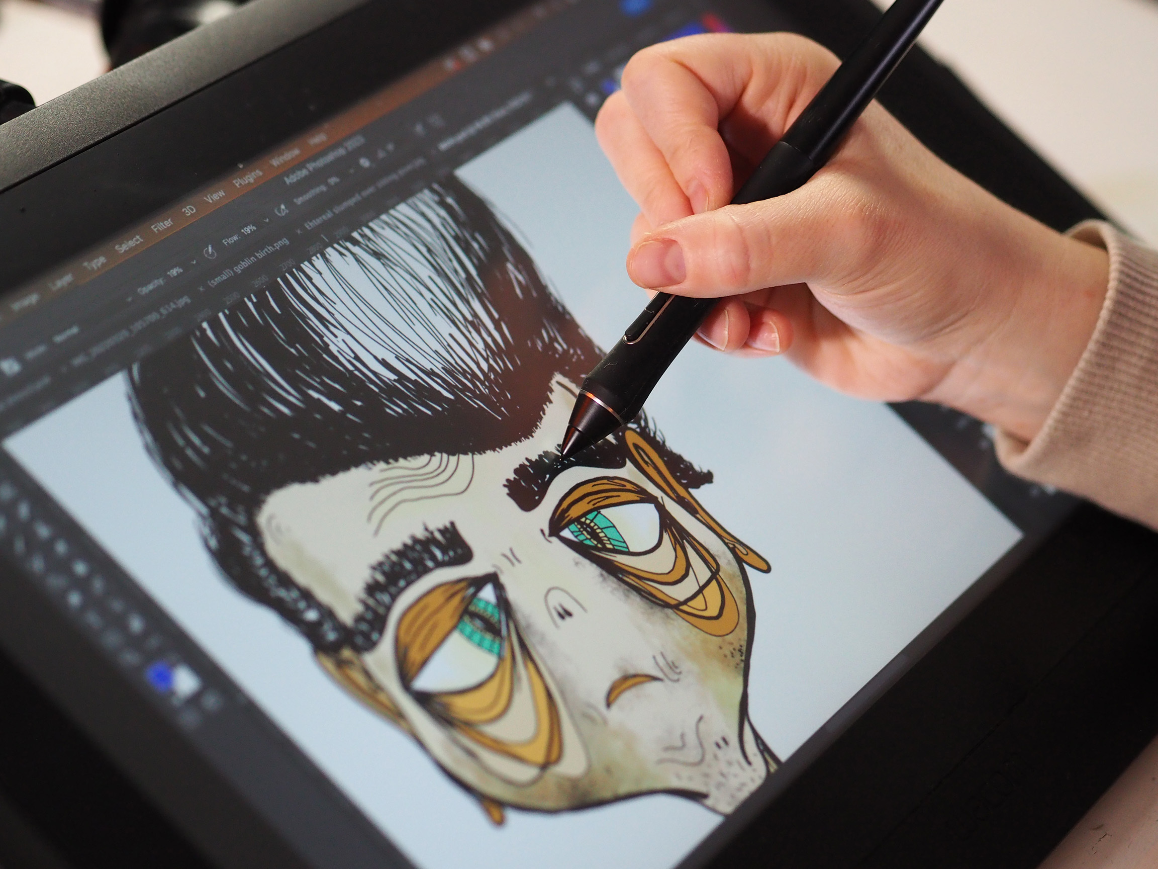 An illustration of a character.