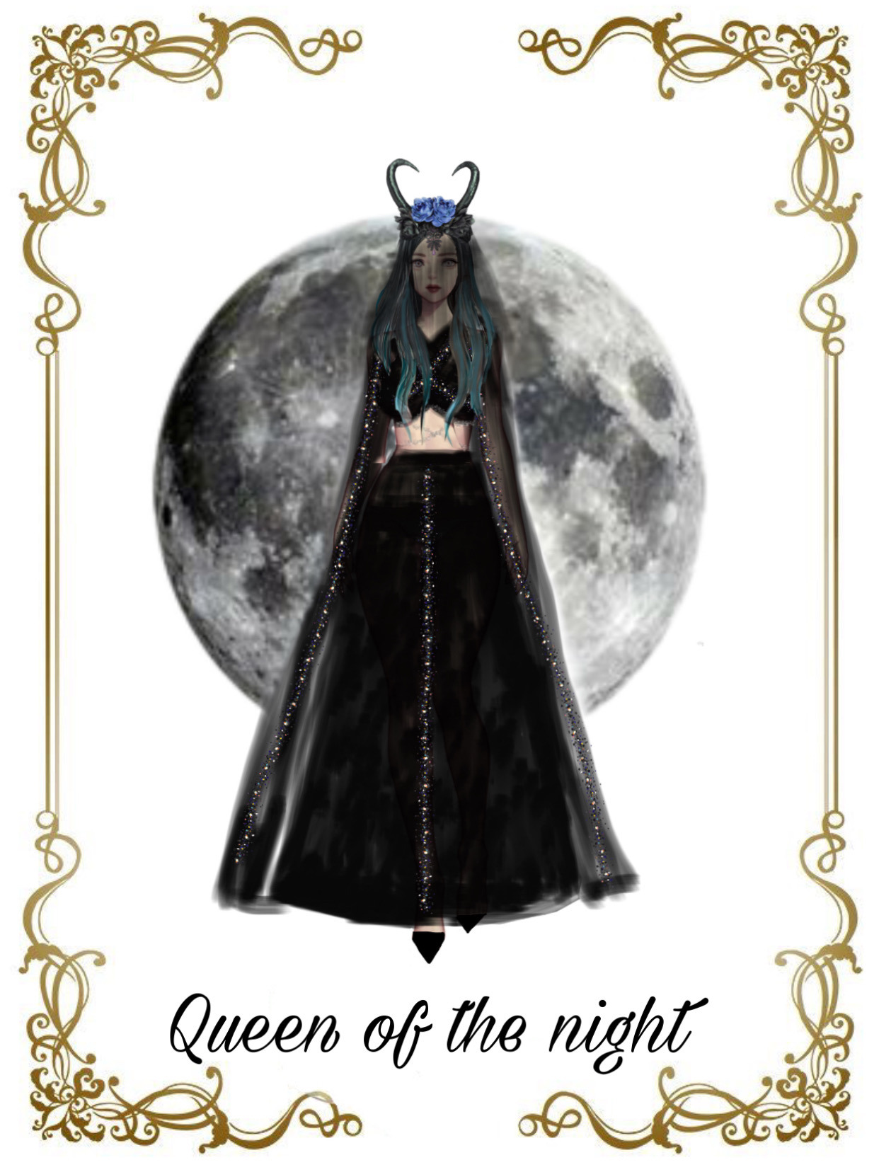 Costume design inspired by The Magic Flute