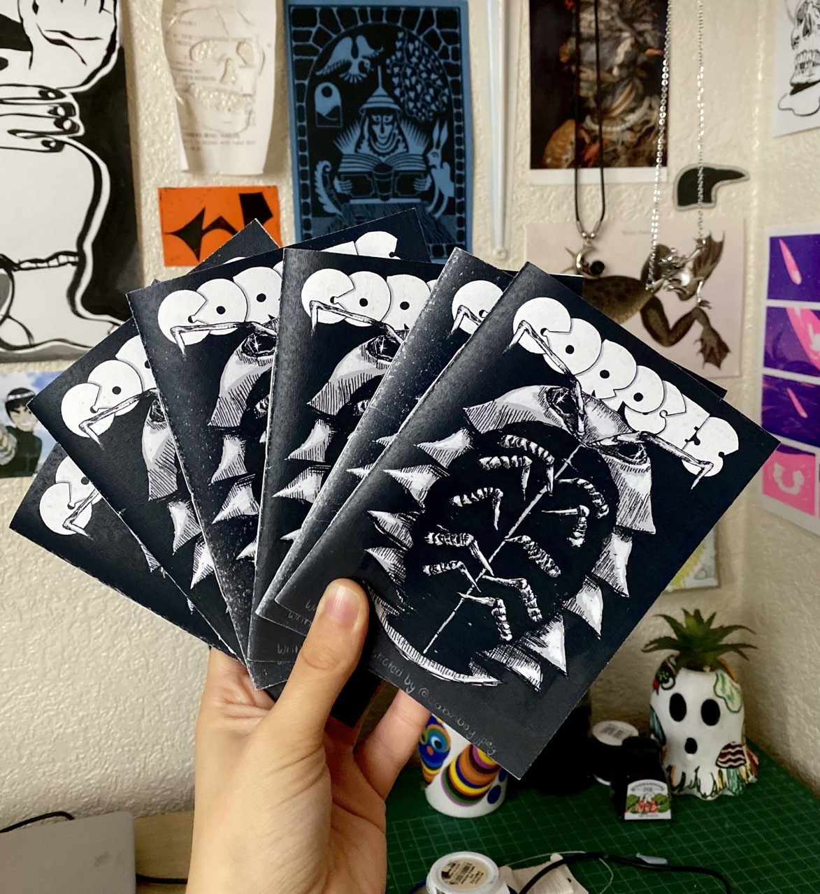 Zines by Charlie Goacher.