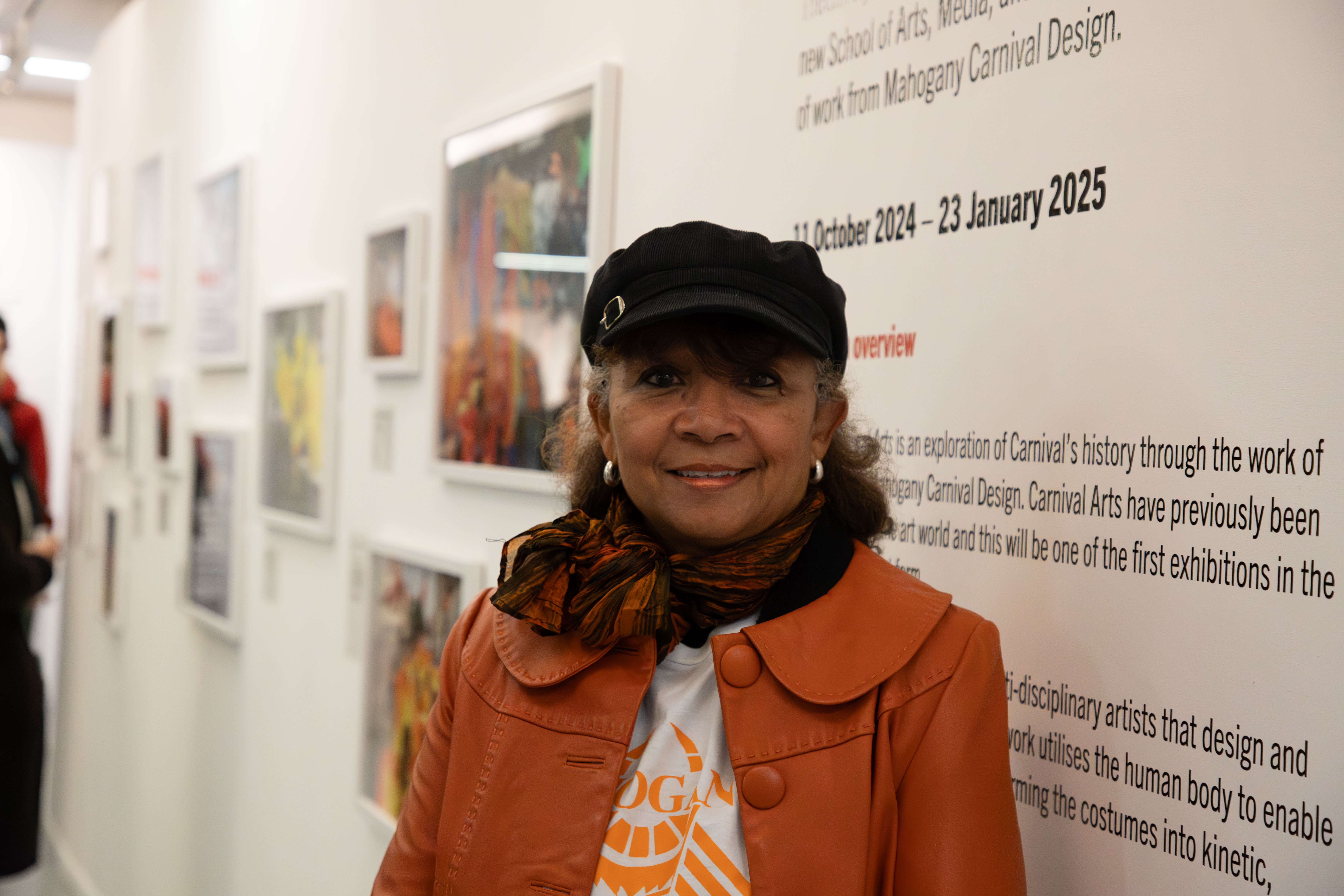 Headshot for C Salandy, standing at TheGallery at AUB.