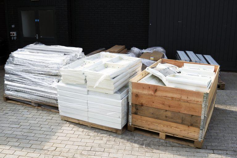 Lighting being recycled