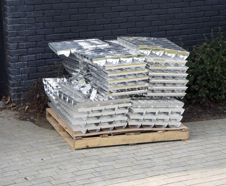 LED lighting being recycled