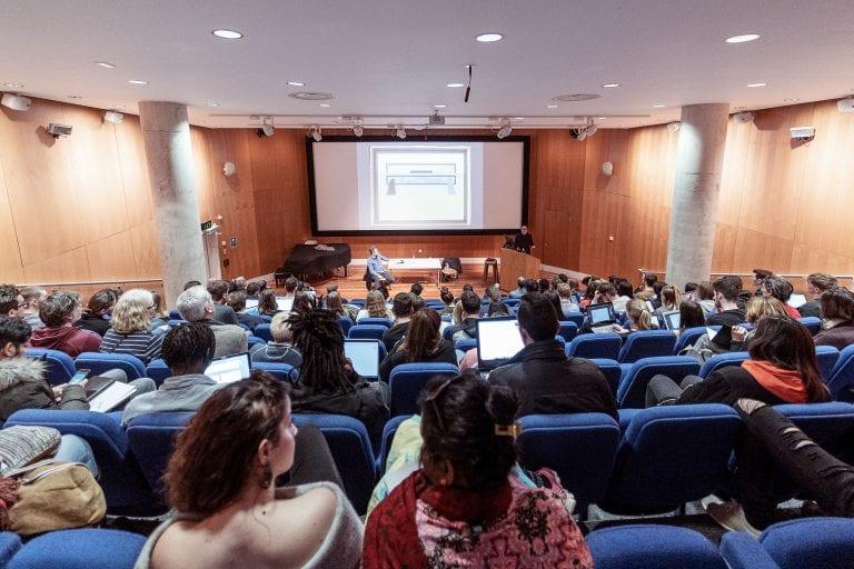Students at the lecture