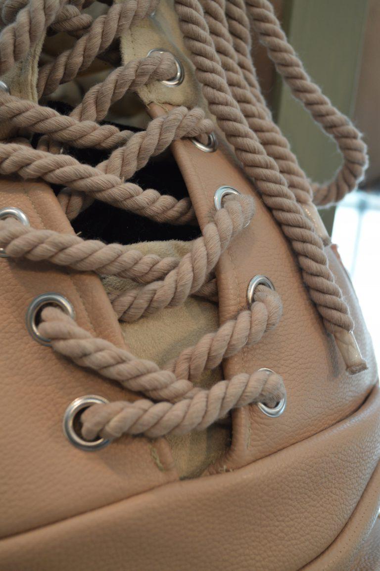 Detail of the gloves by Kristina Raidma