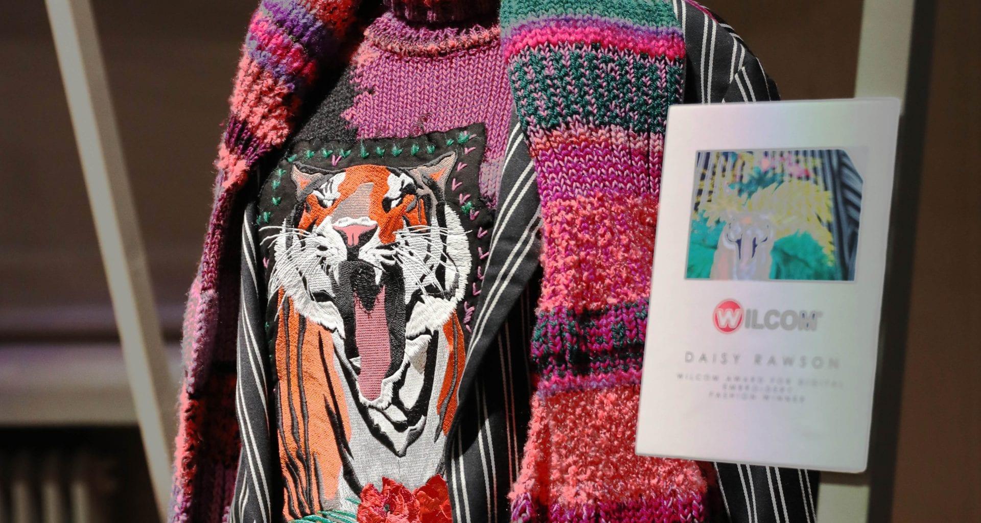 Tiger head on a jumper