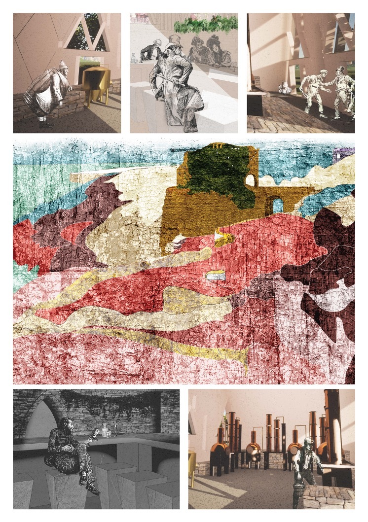 Selection of six abstract images.
