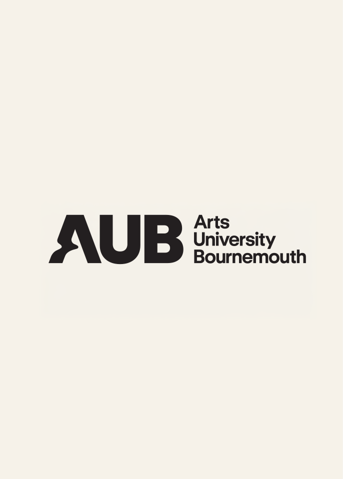 AUB Logo on a beige background.