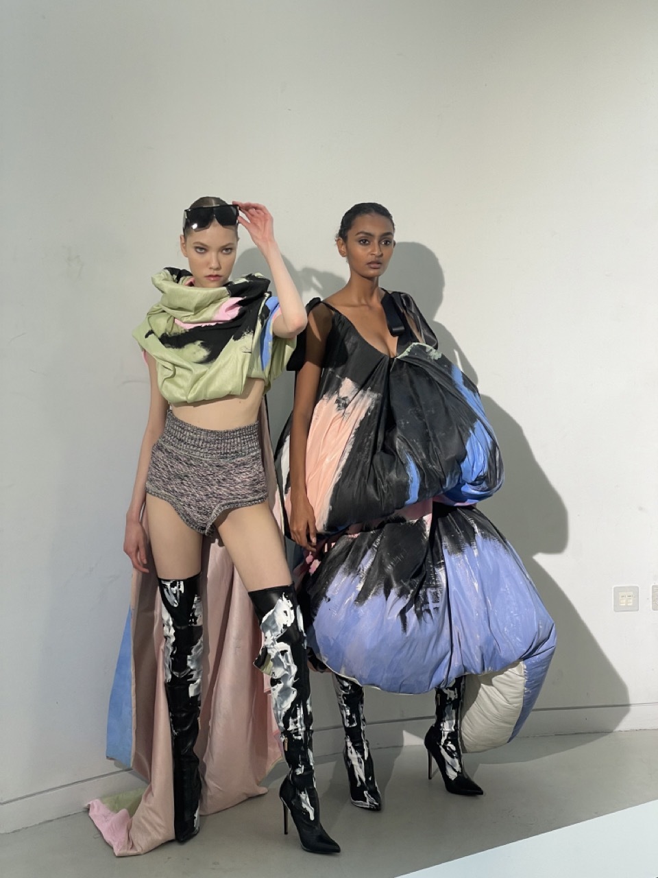 Students dressed for Graduate Fashion Week 2023