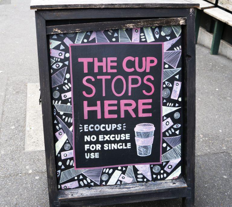 Coffee shop sign