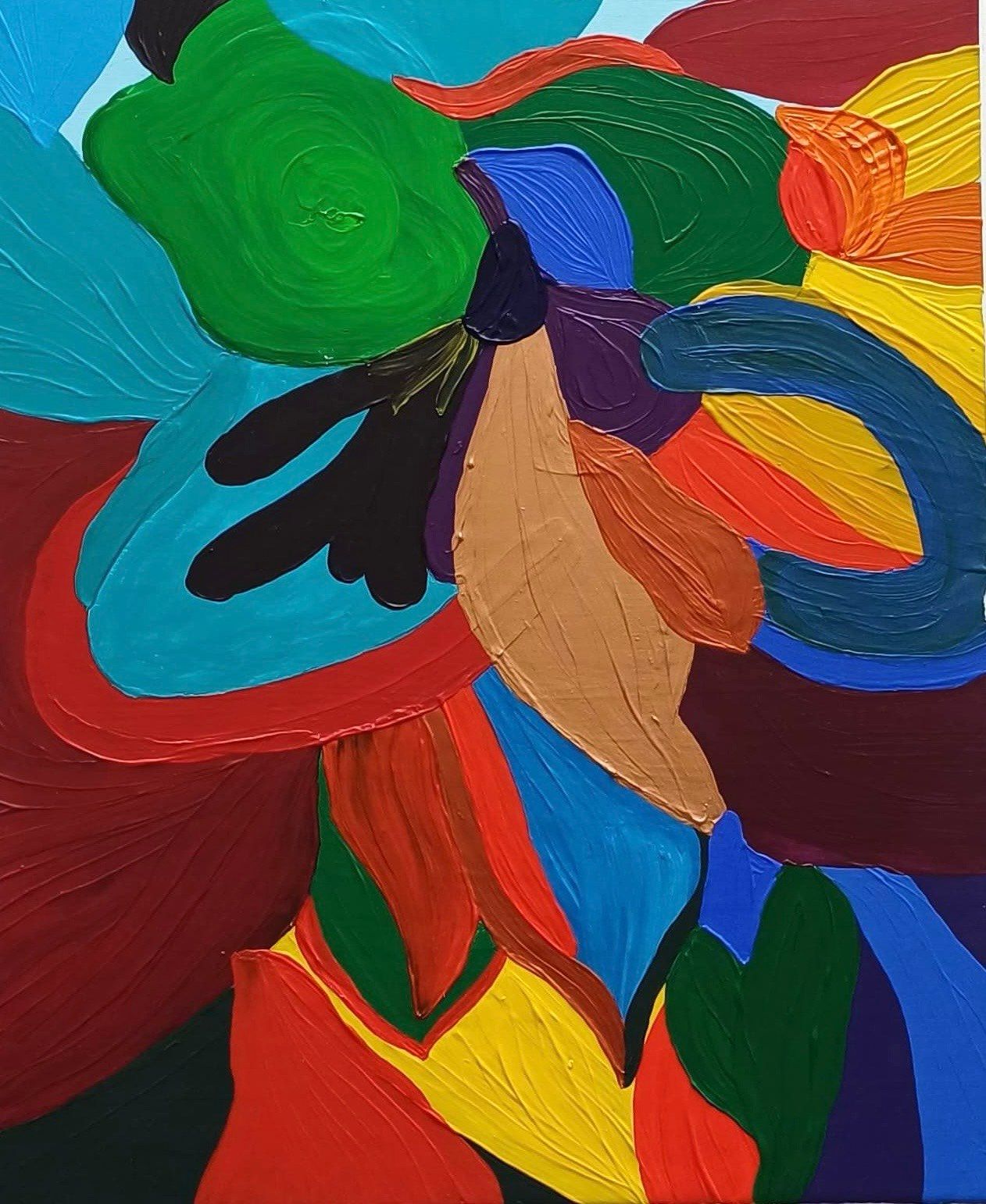 Colourful abstract artwork
