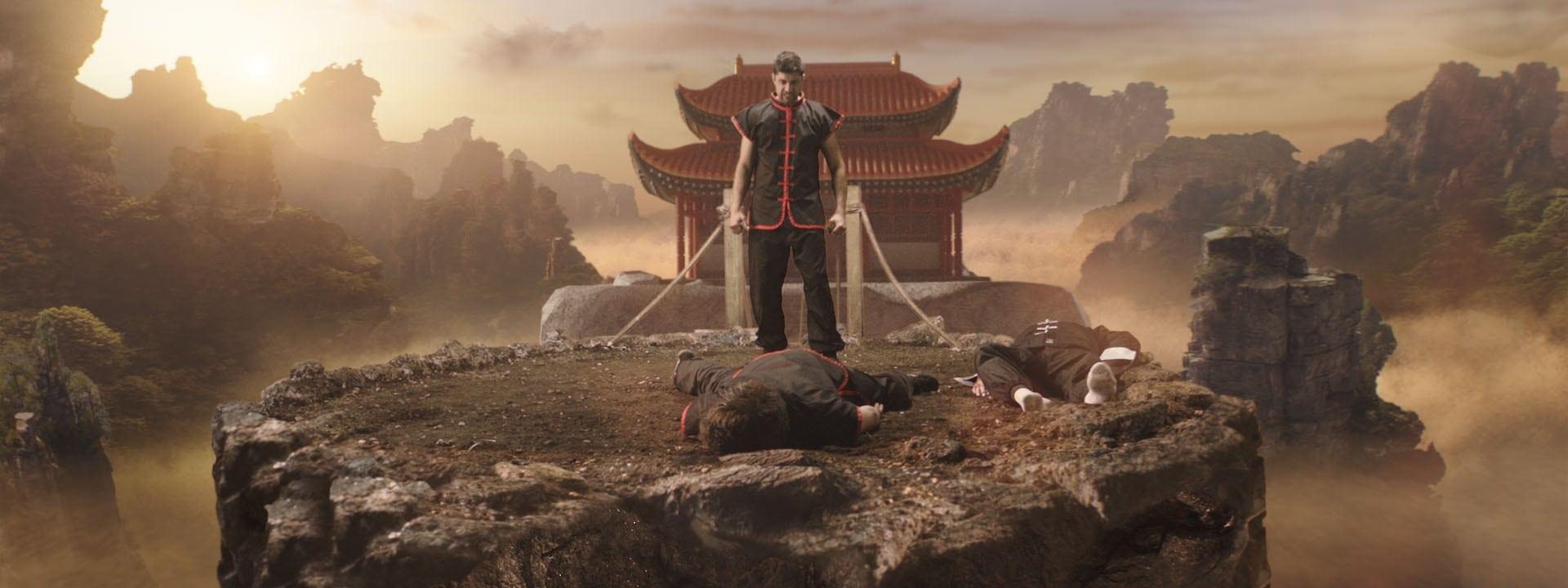 Fight with visual effect added
