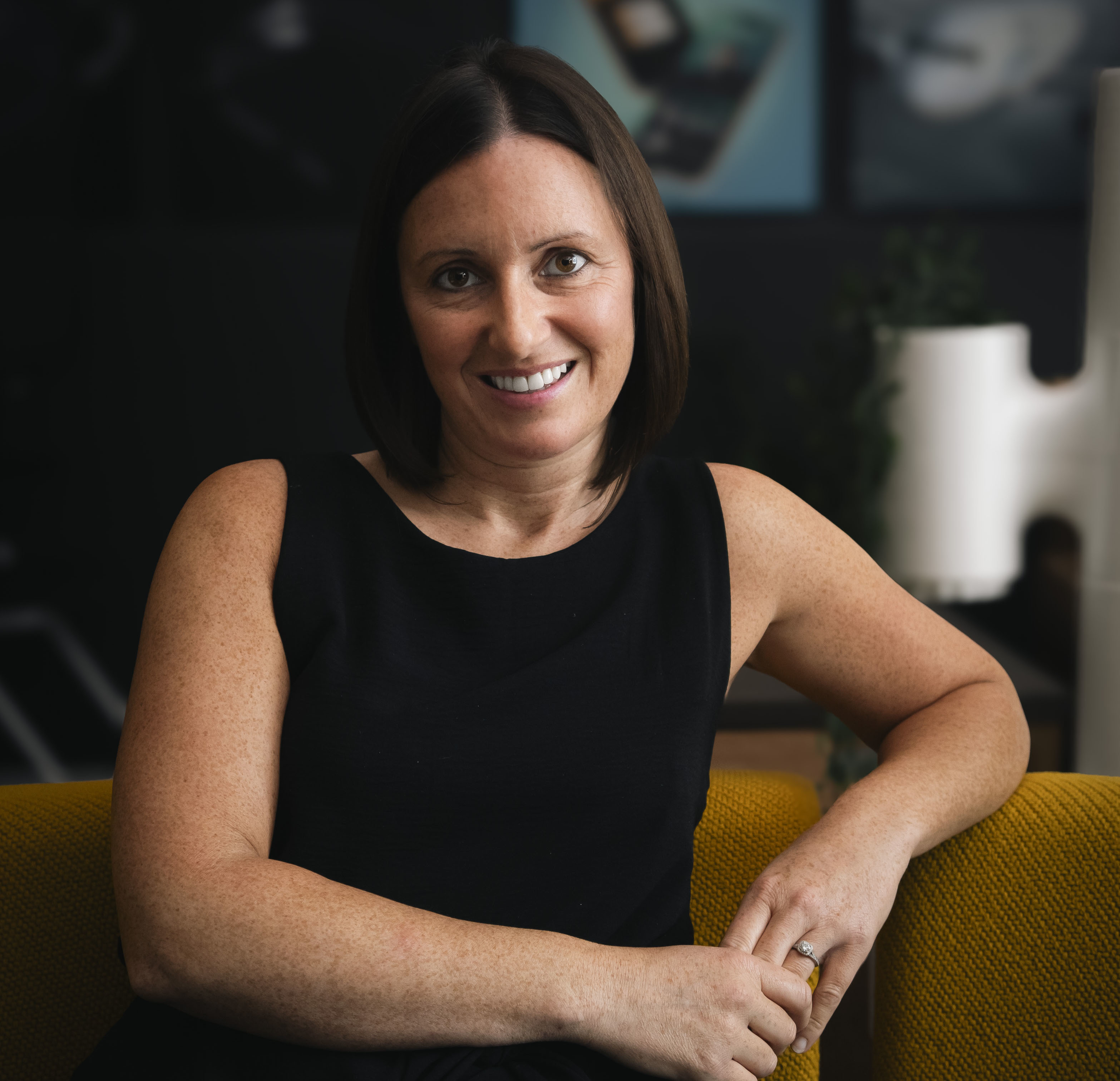 Headshot of BA (Hons) Graphic Design alumna F Griffiths, Head of Digital at EPM Agency, Poole.