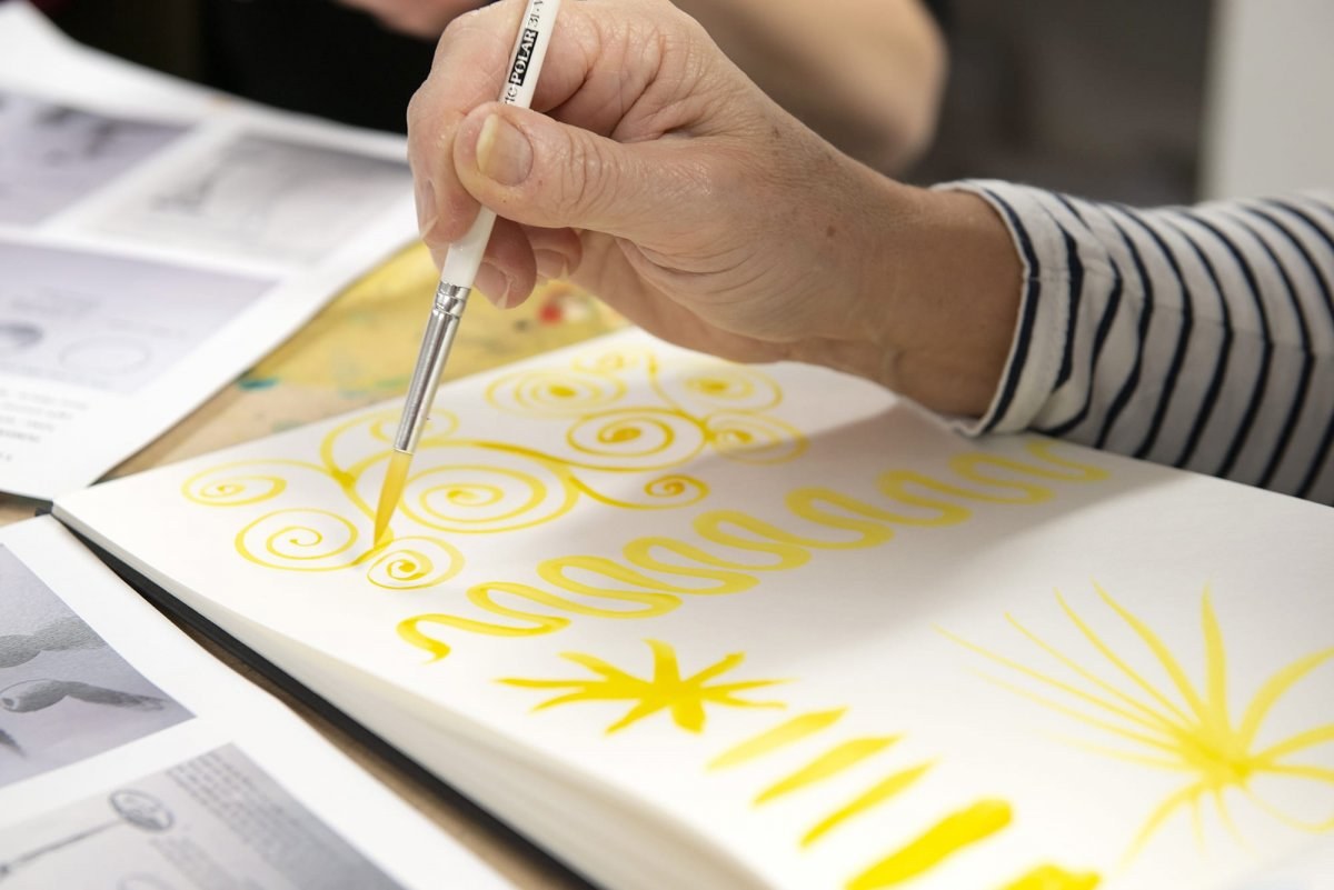 Markmaking in watercolour