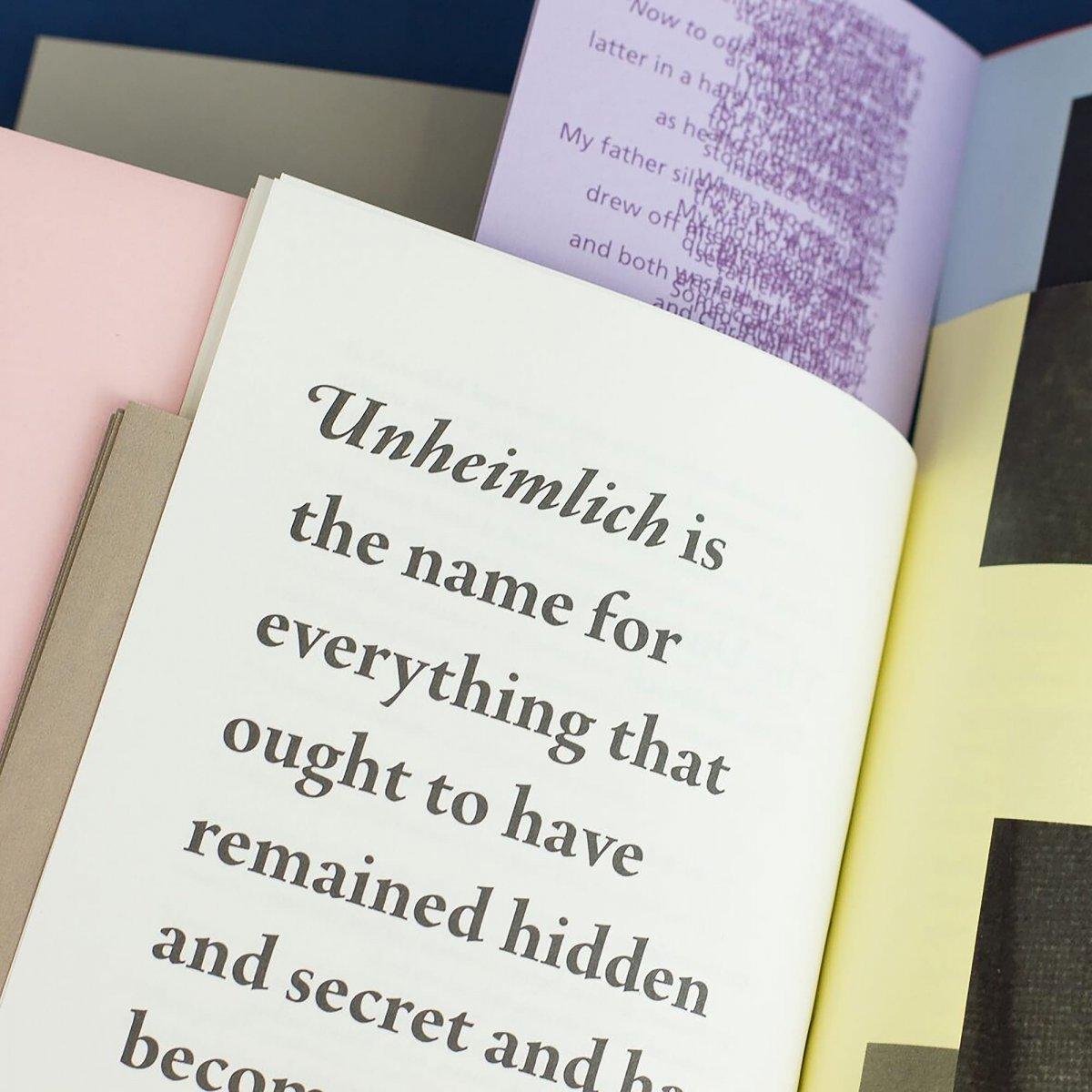 Typographic detail within a book