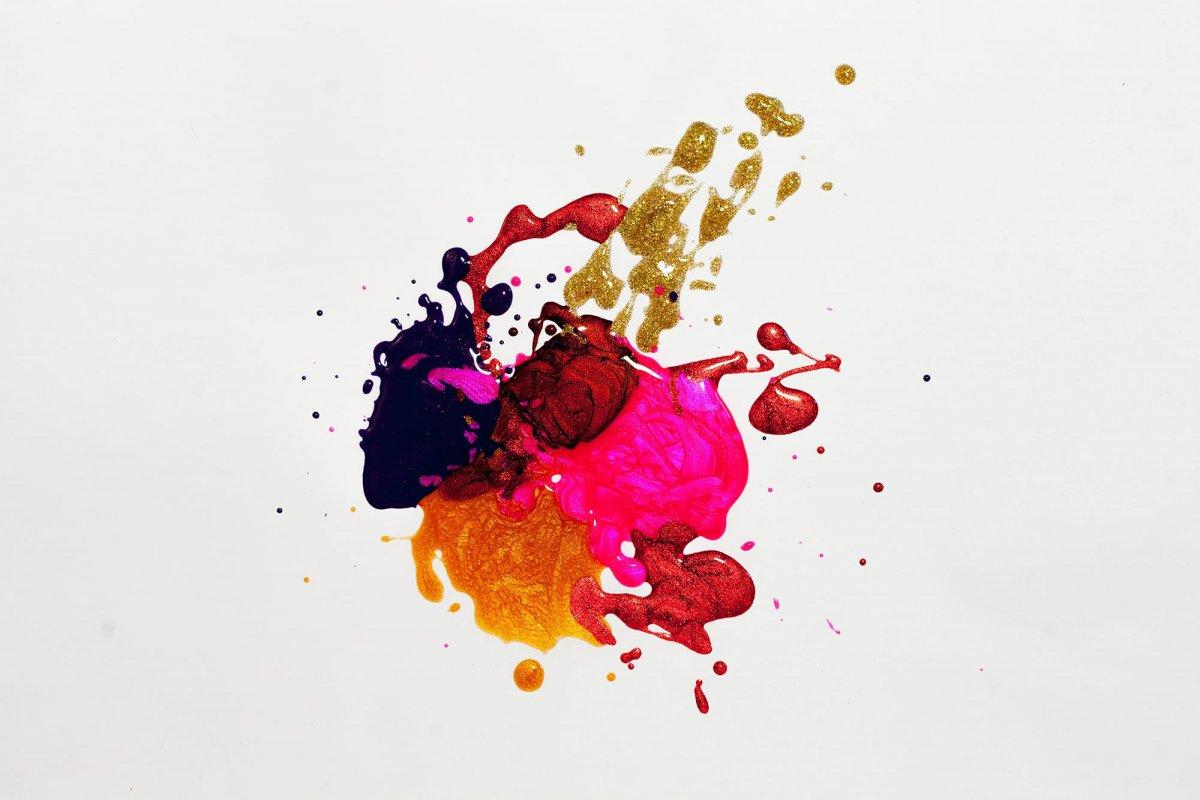 A vibrant splash of colour
