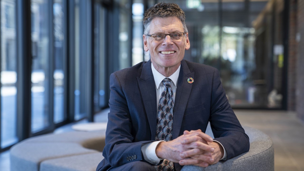 Headshot of Vice-Chancellor Professor P Gough.
