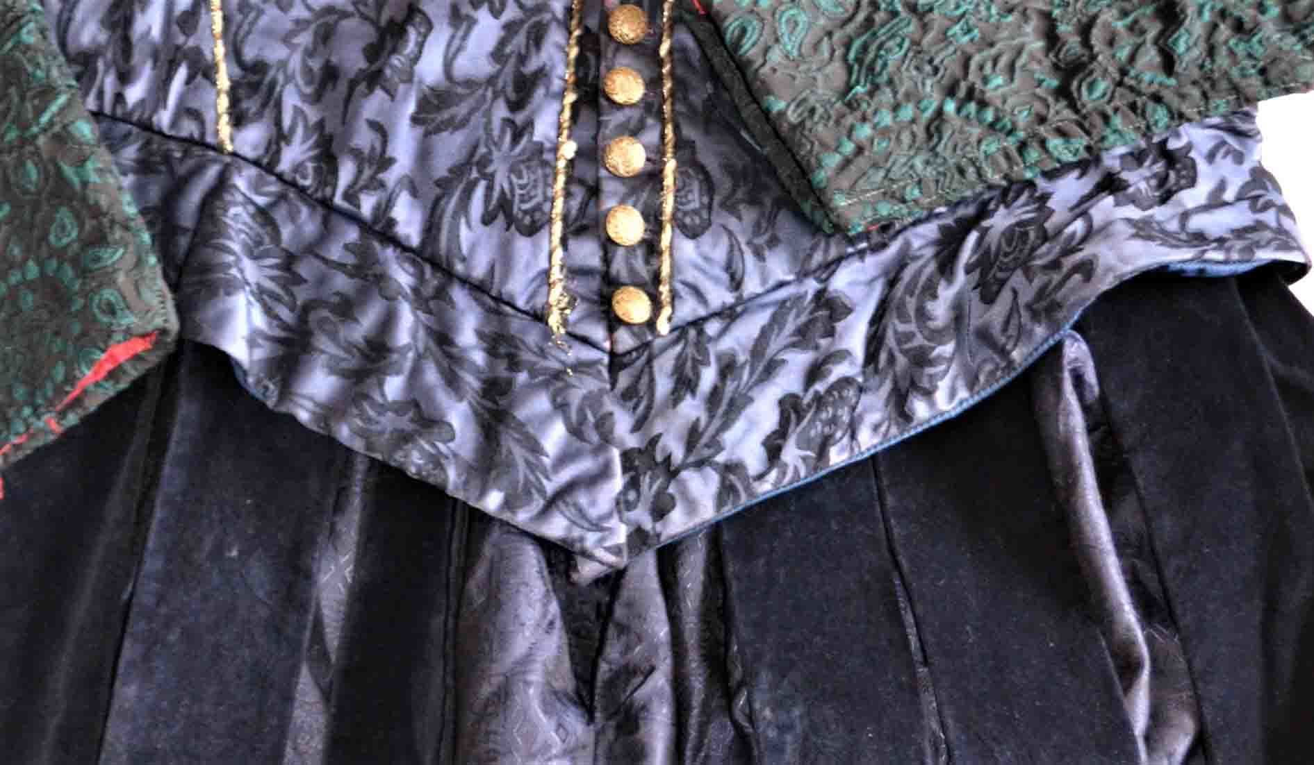 Close up image of purple garment
