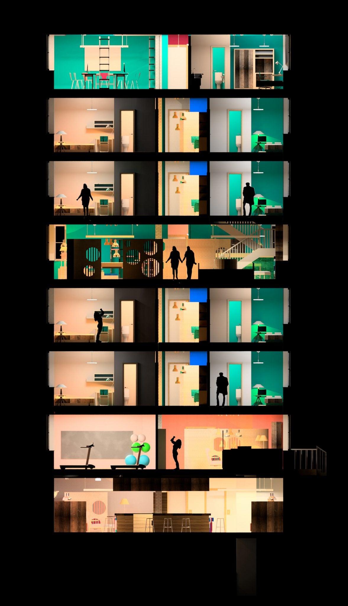 Interior design concept