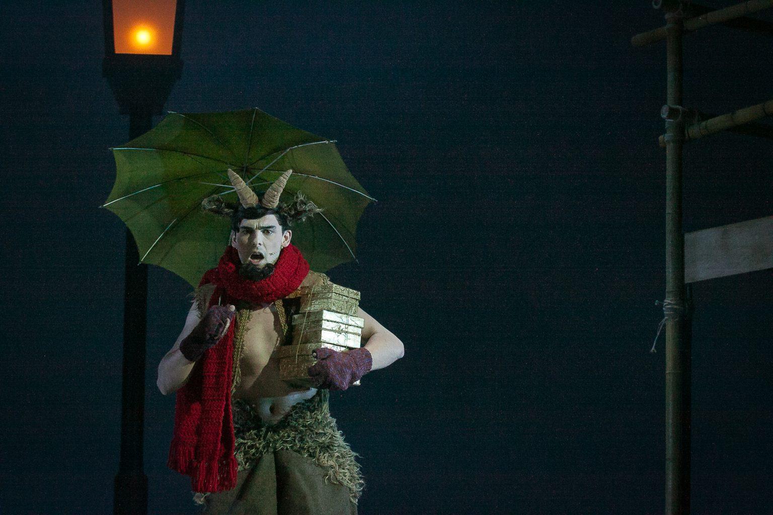 An actor on stage