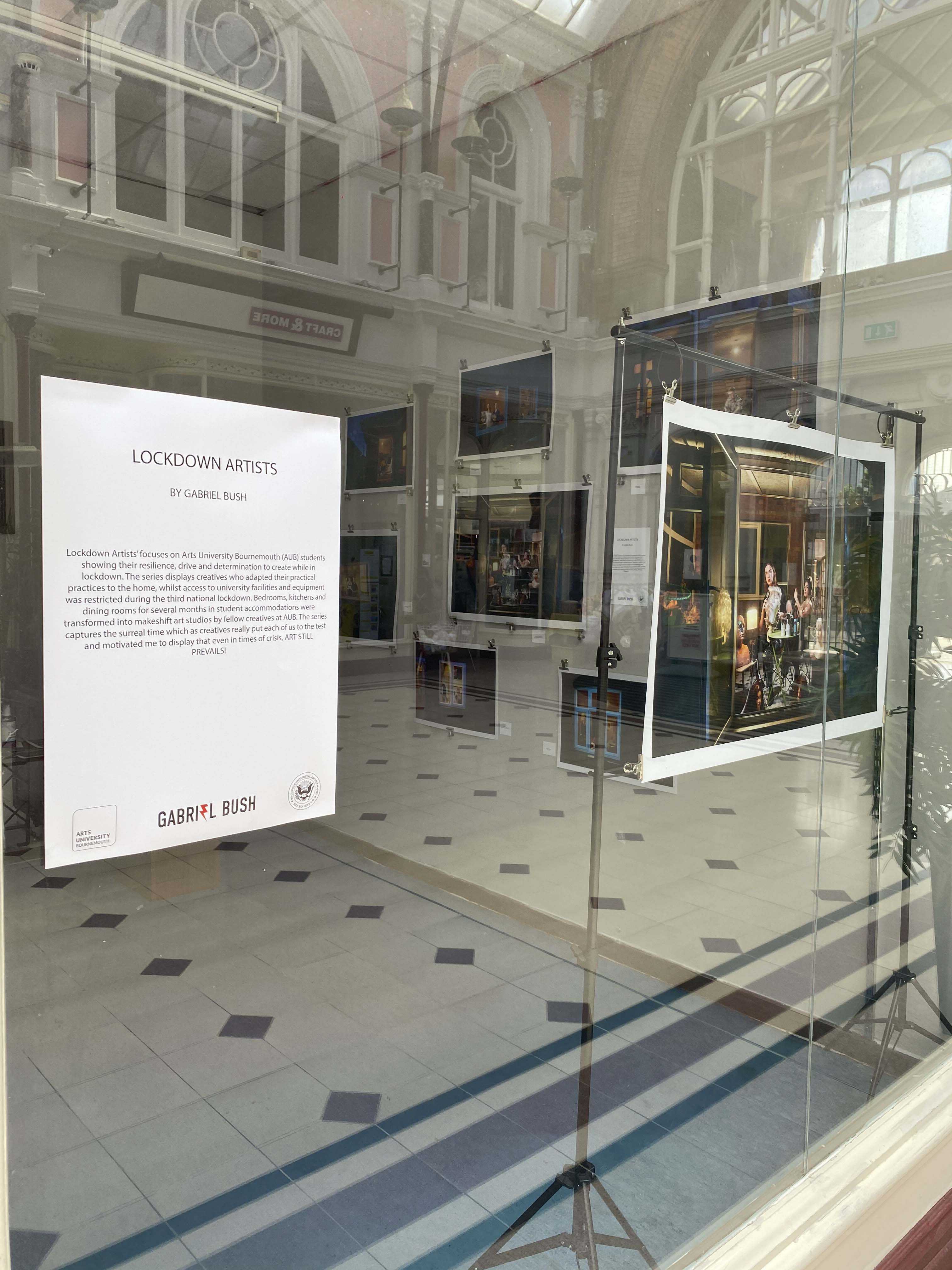 Photographic exhibition Lockdown Artists by Gabriel Bush at BEAF 2021