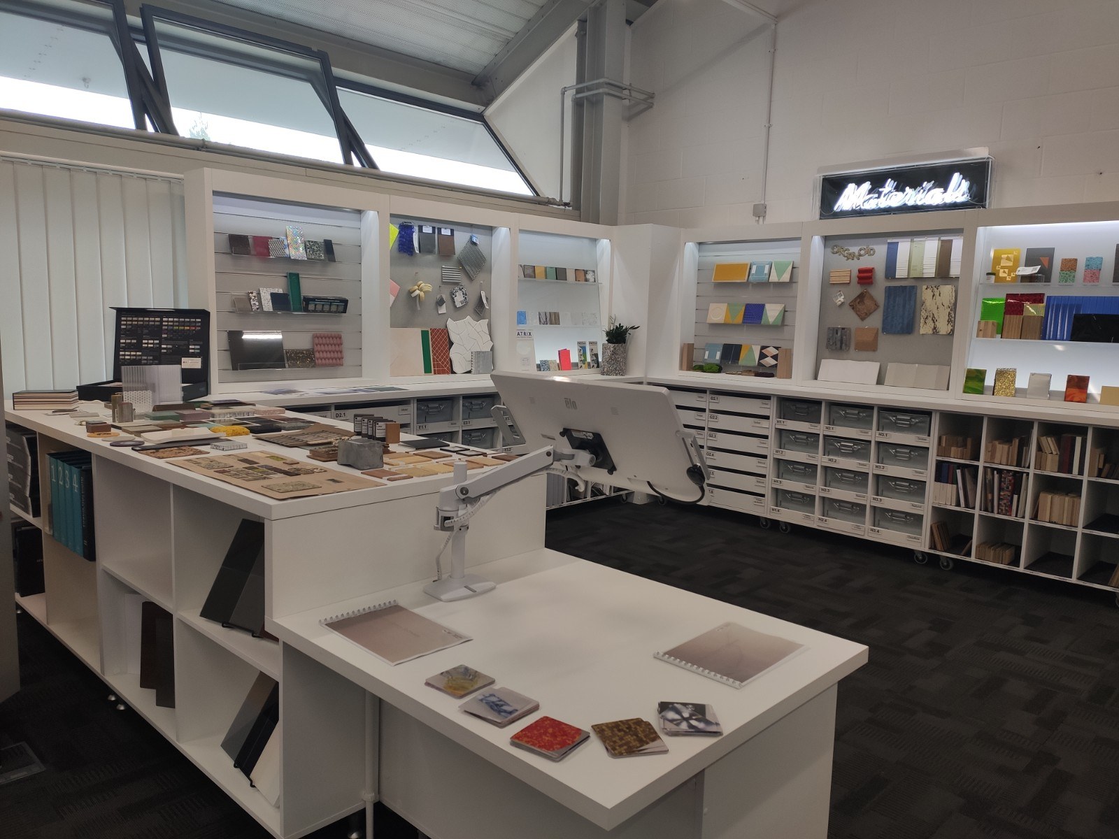 The Materials Library found inside the AUB Library