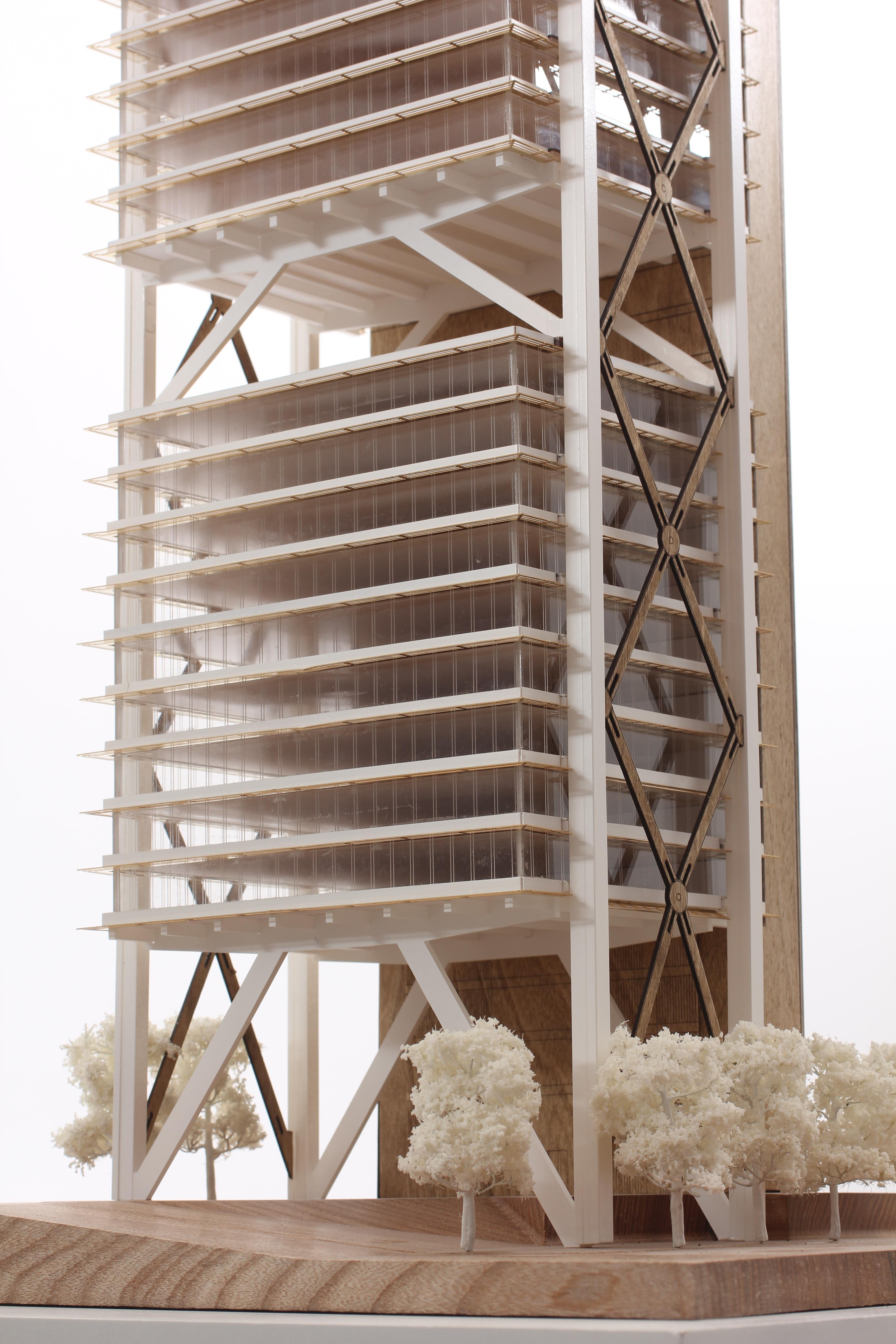 model of multi-story building