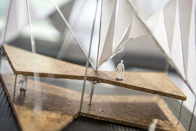 model of modern building