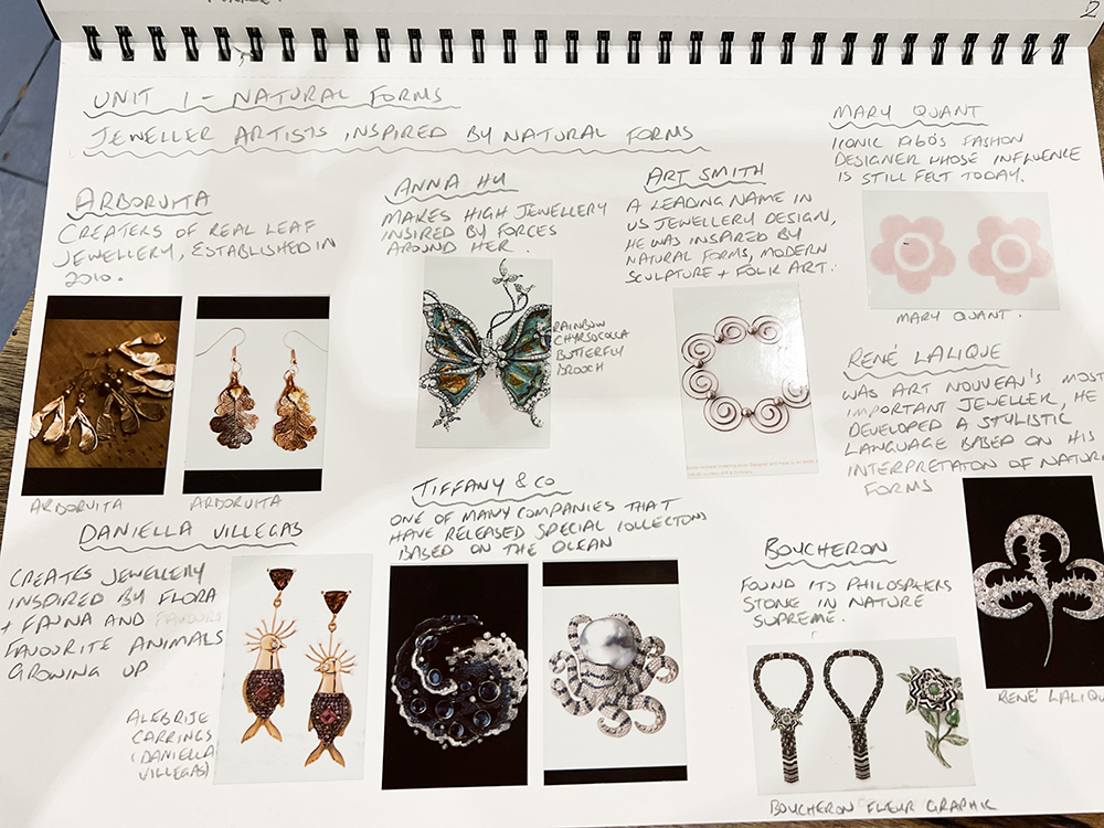 Jewellery design research